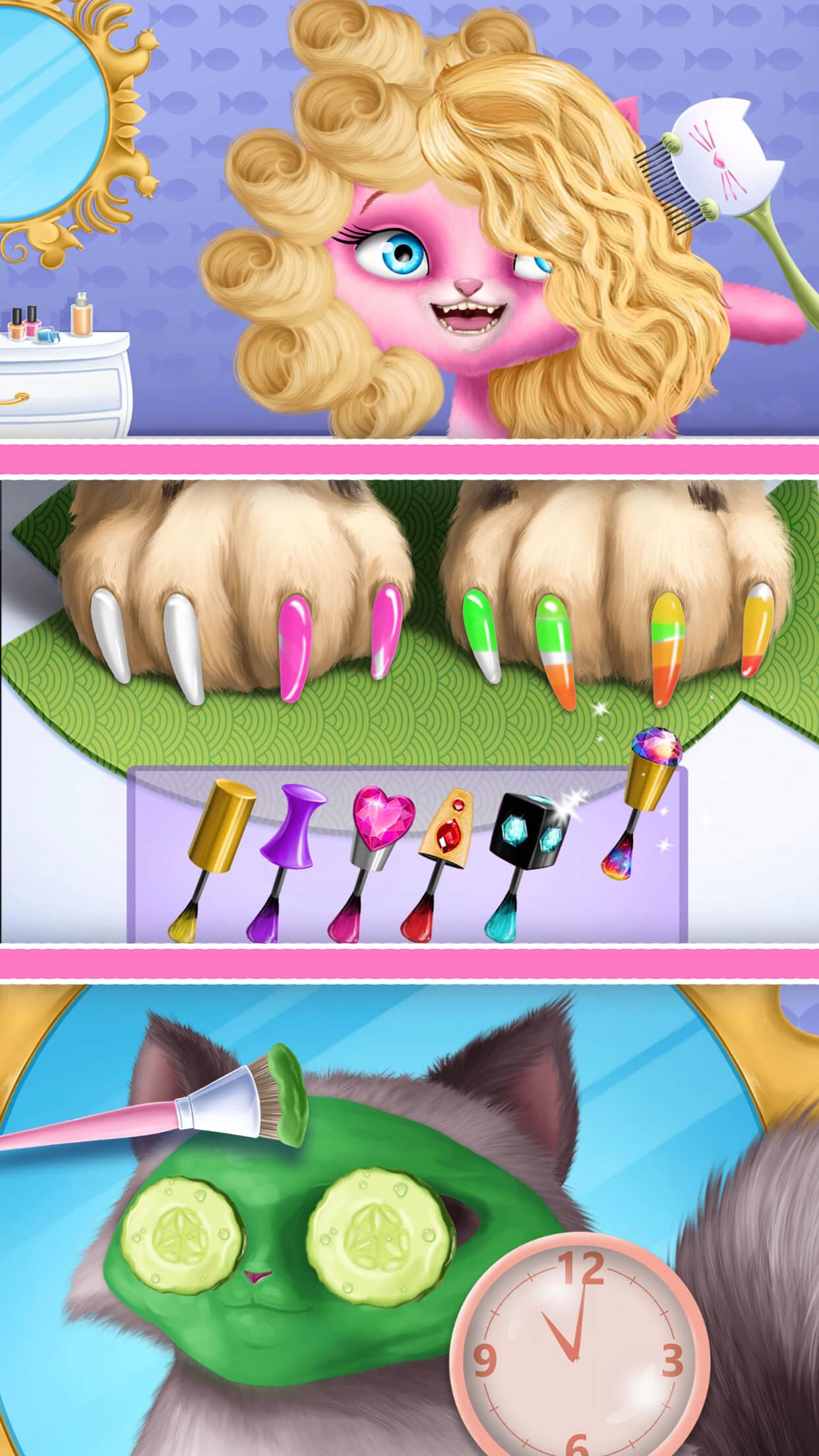 اسکرین شات 8 بازی Cat Hair Salon Birthday Party