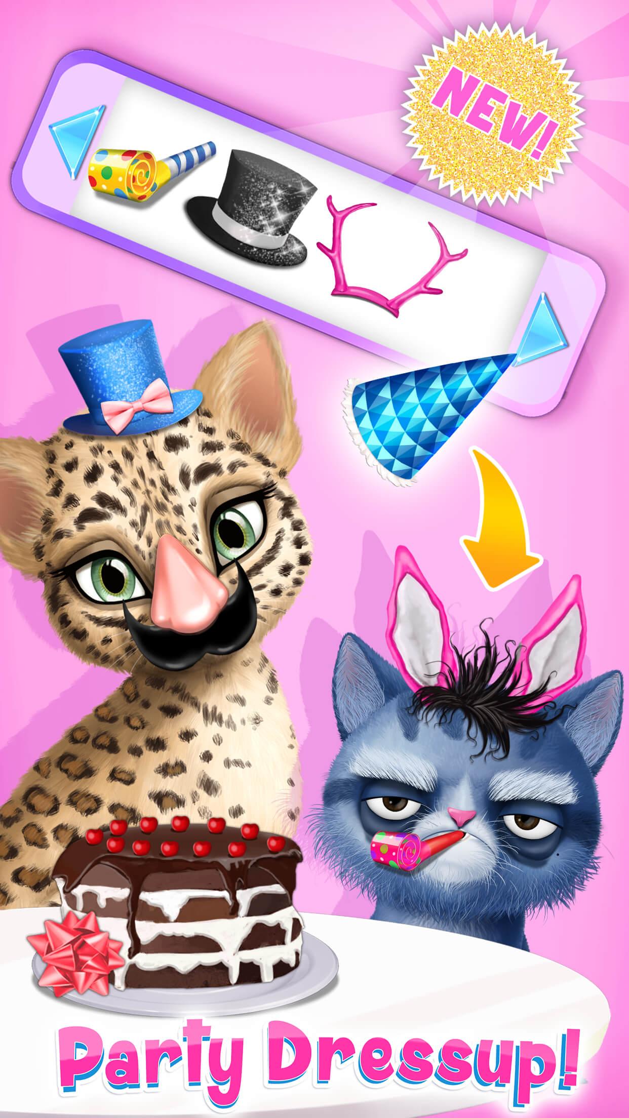 اسکرین شات 6 بازی Cat Hair Salon Birthday Party