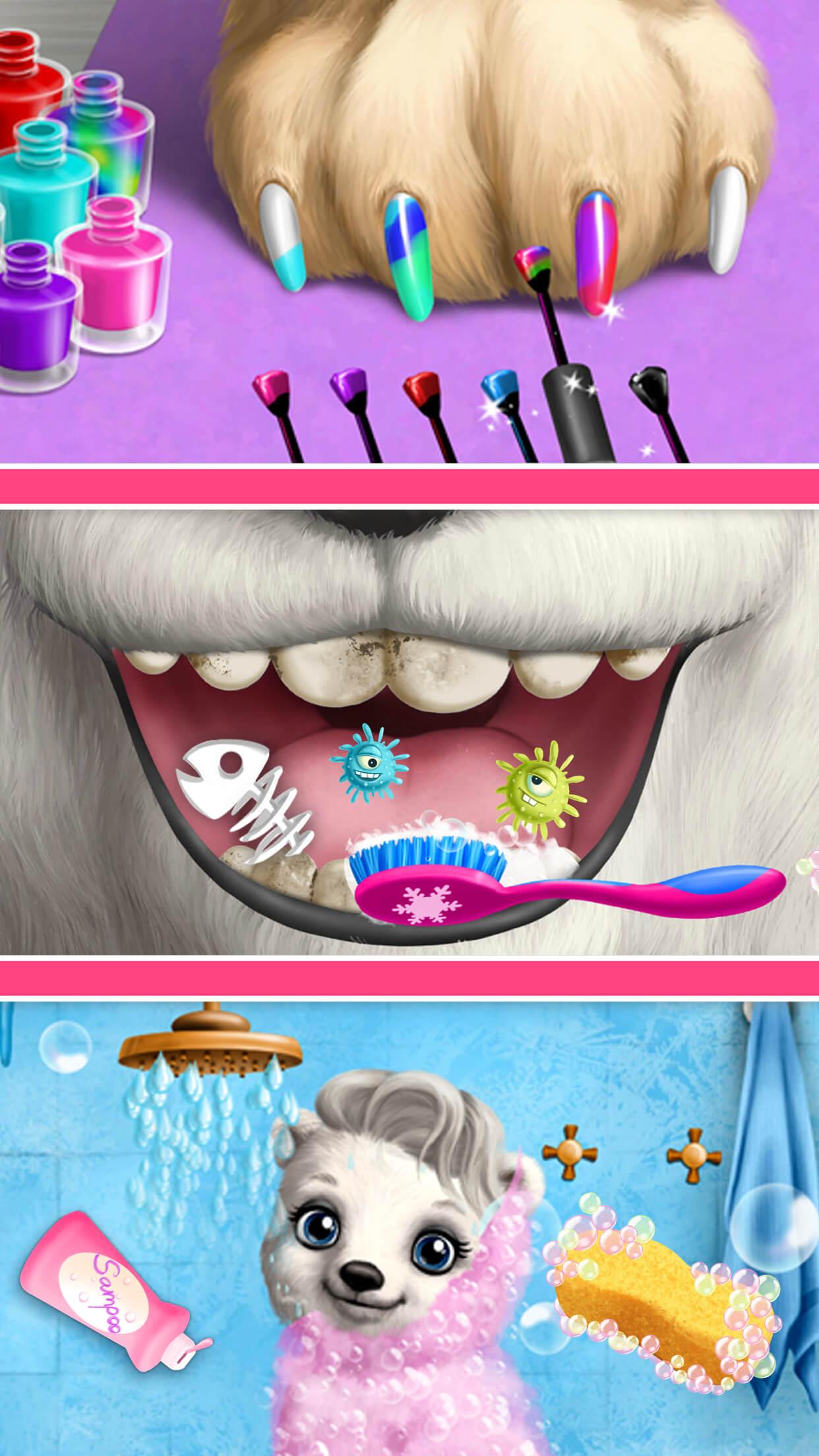 اسکرین شات 5 بازی Christmas Animal Hair Salon 2