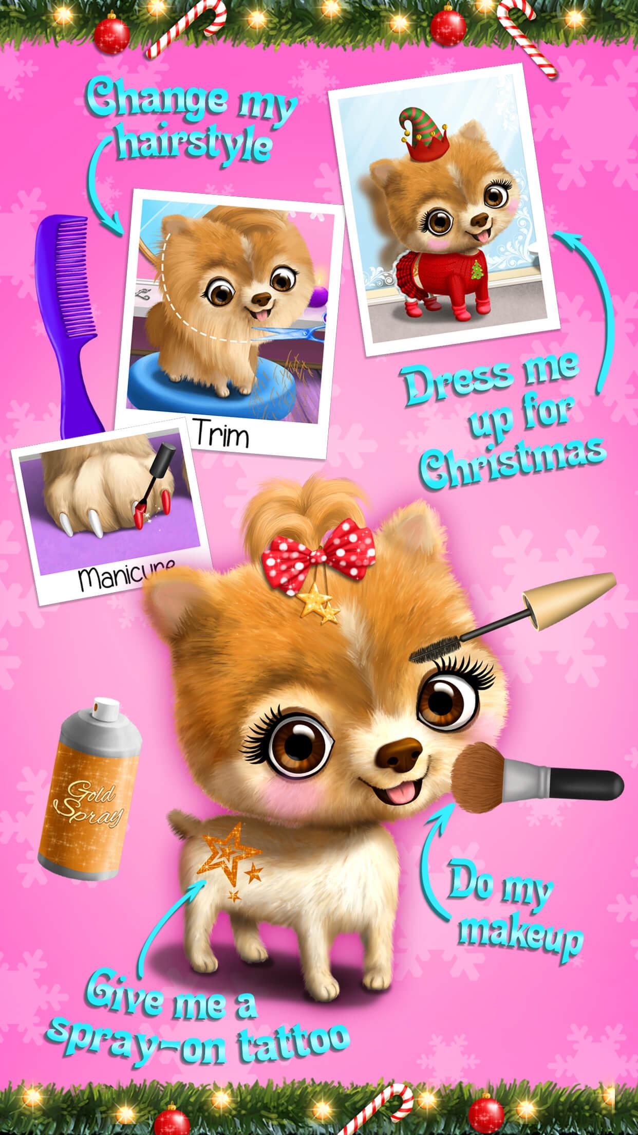 اسکرین شات 3 بازی Christmas Animal Hair Salon 2