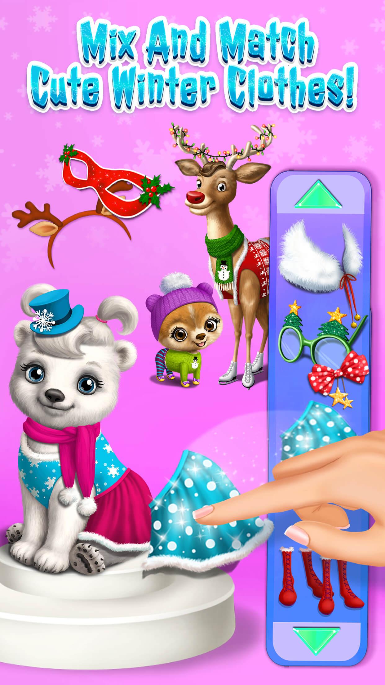 اسکرین شات 6 بازی Christmas Animal Hair Salon 2