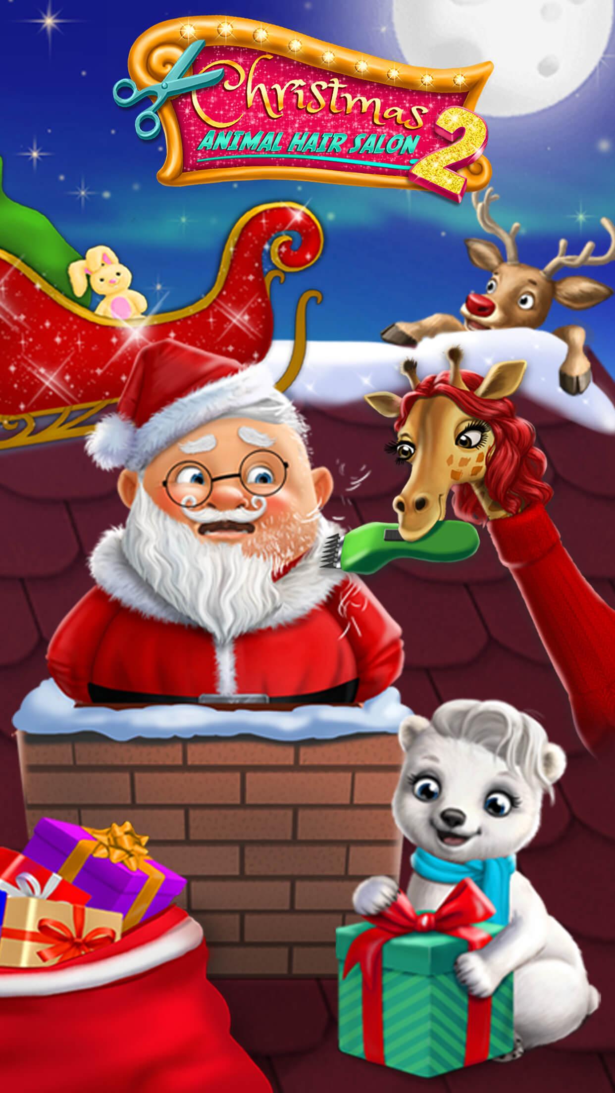 اسکرین شات 1 بازی Christmas Animal Hair Salon 2