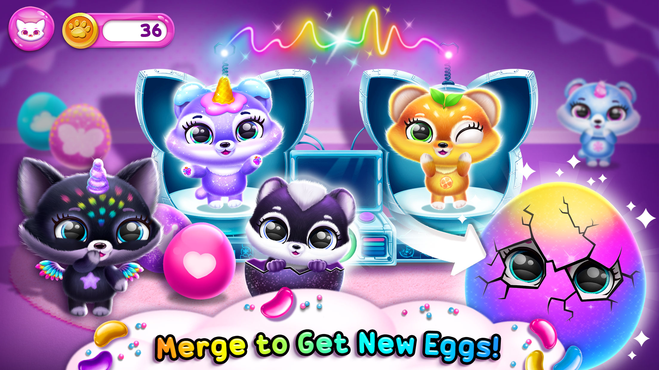 اسکرین شات 4 بازی Fluvsies - A Fluff to Luv