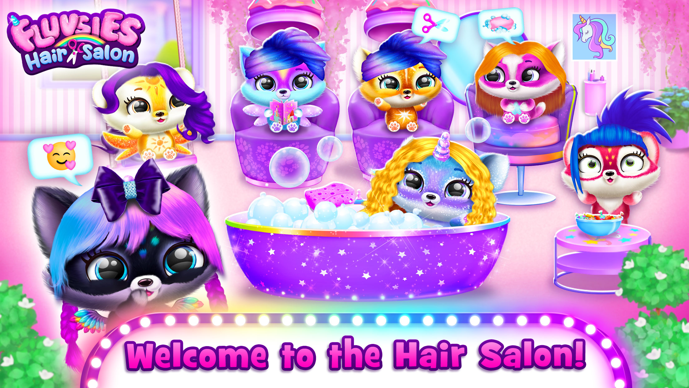 اسکرین شات 1 بازی Fluvsies Hair Salon