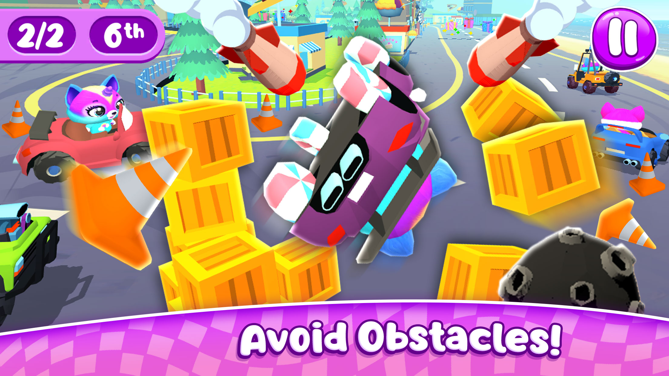 اسکرین شات 5 بازی Fluvsies Racing