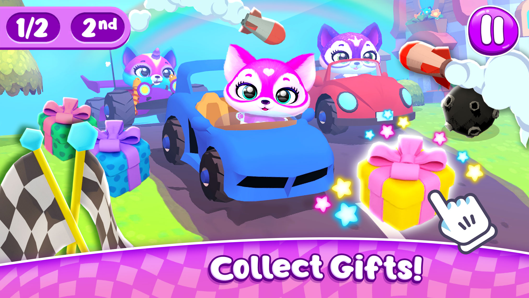 اسکرین شات 2 بازی Fluvsies Racing