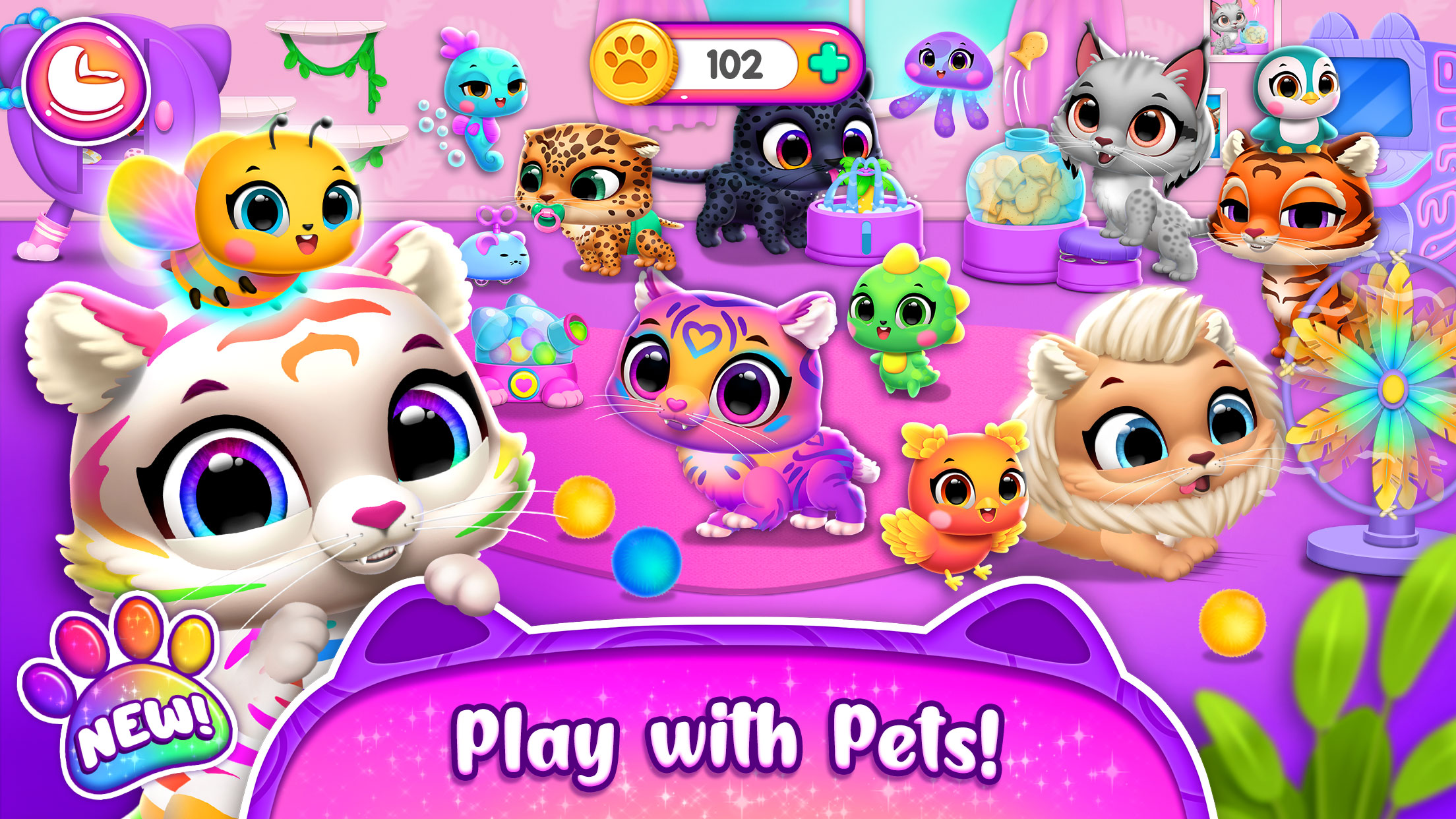 اسکرین شات 2 بازی Jungle Floof - Island Pet Care