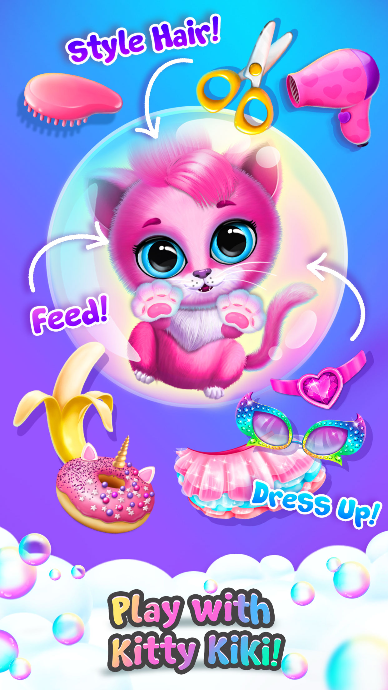 اسکرین شات 5 بازی Kiki & Fifi Bubble Party