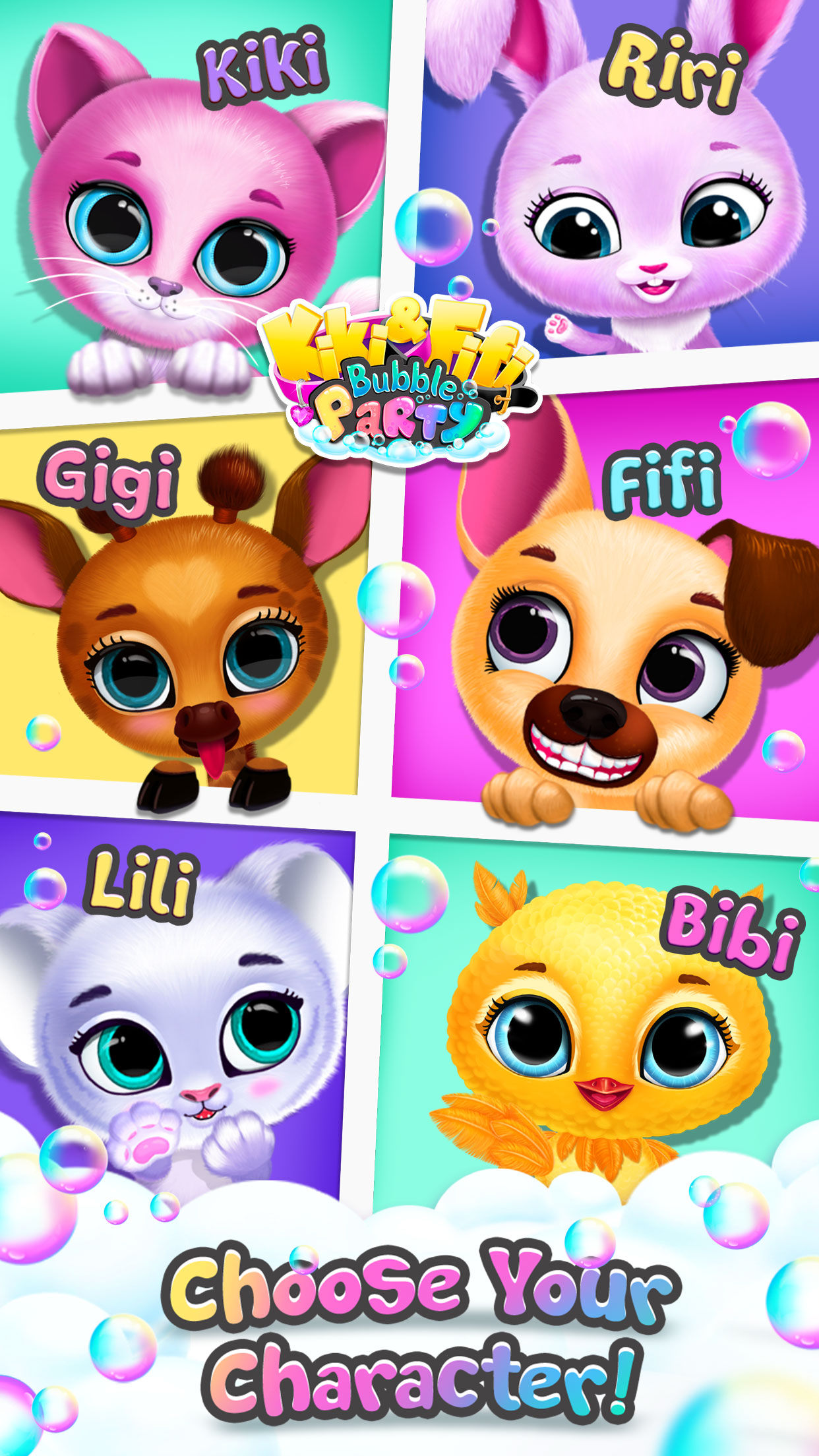 اسکرین شات 6 بازی Kiki & Fifi Bubble Party