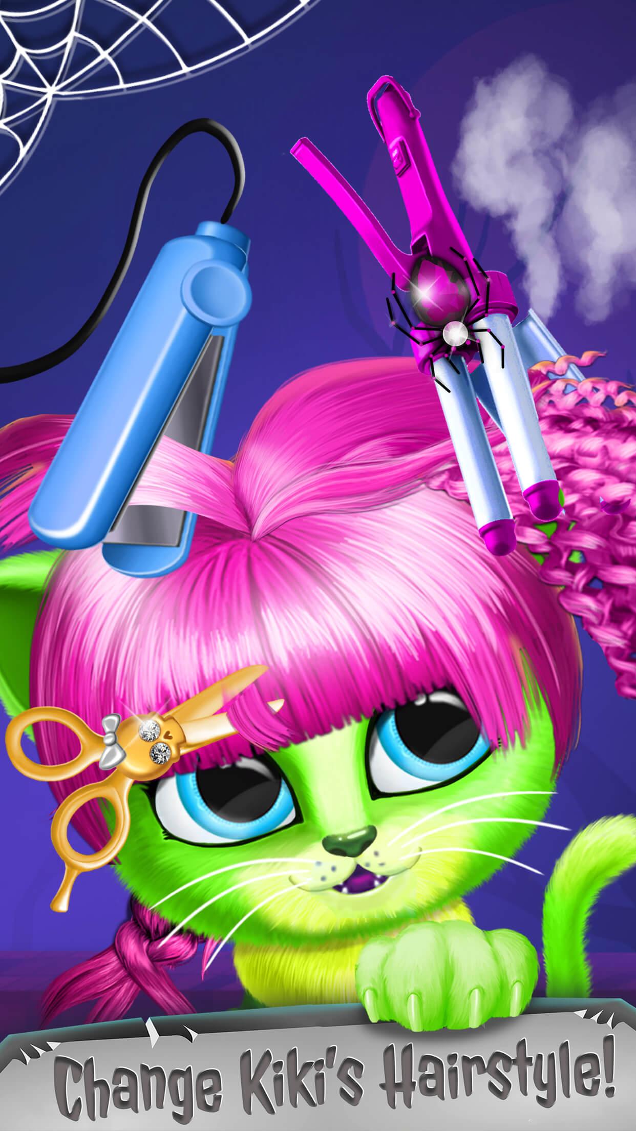 اسکرین شات 8 بازی Kiki & Fifi Halloween Salon