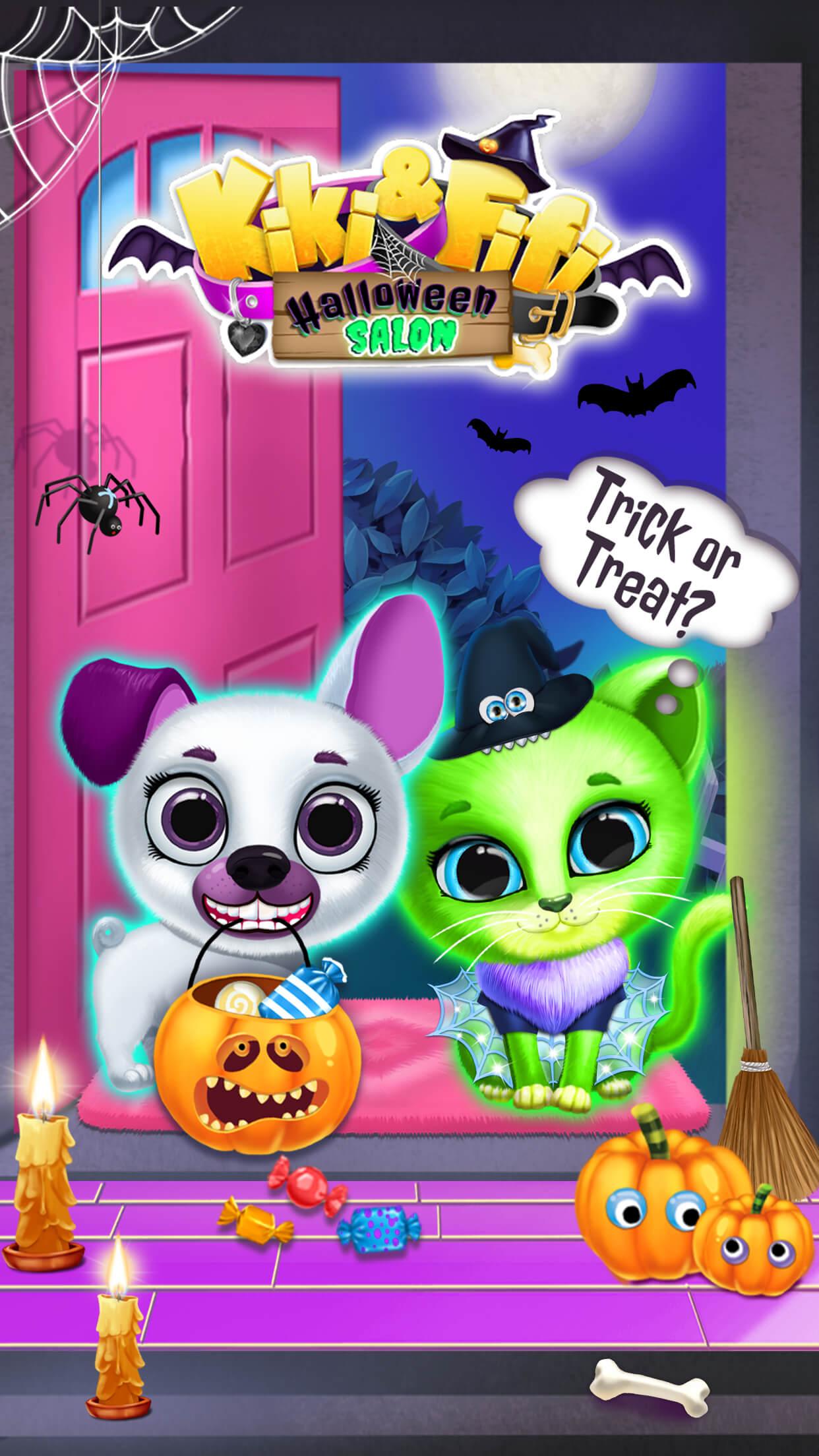 اسکرین شات 5 بازی Kiki & Fifi Halloween Salon