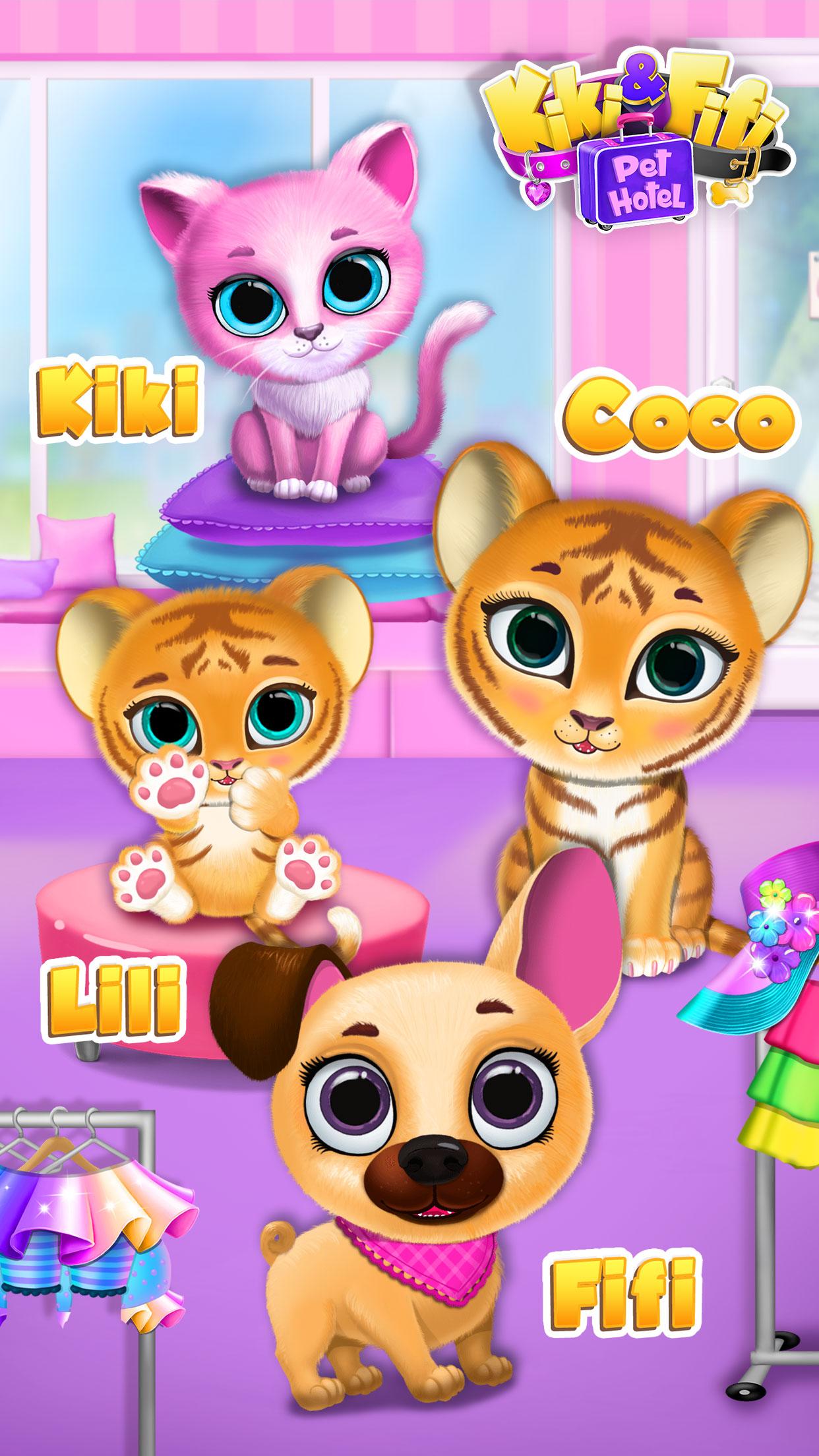 اسکرین شات 2 بازی Kiki & Fifi Pet Hotel