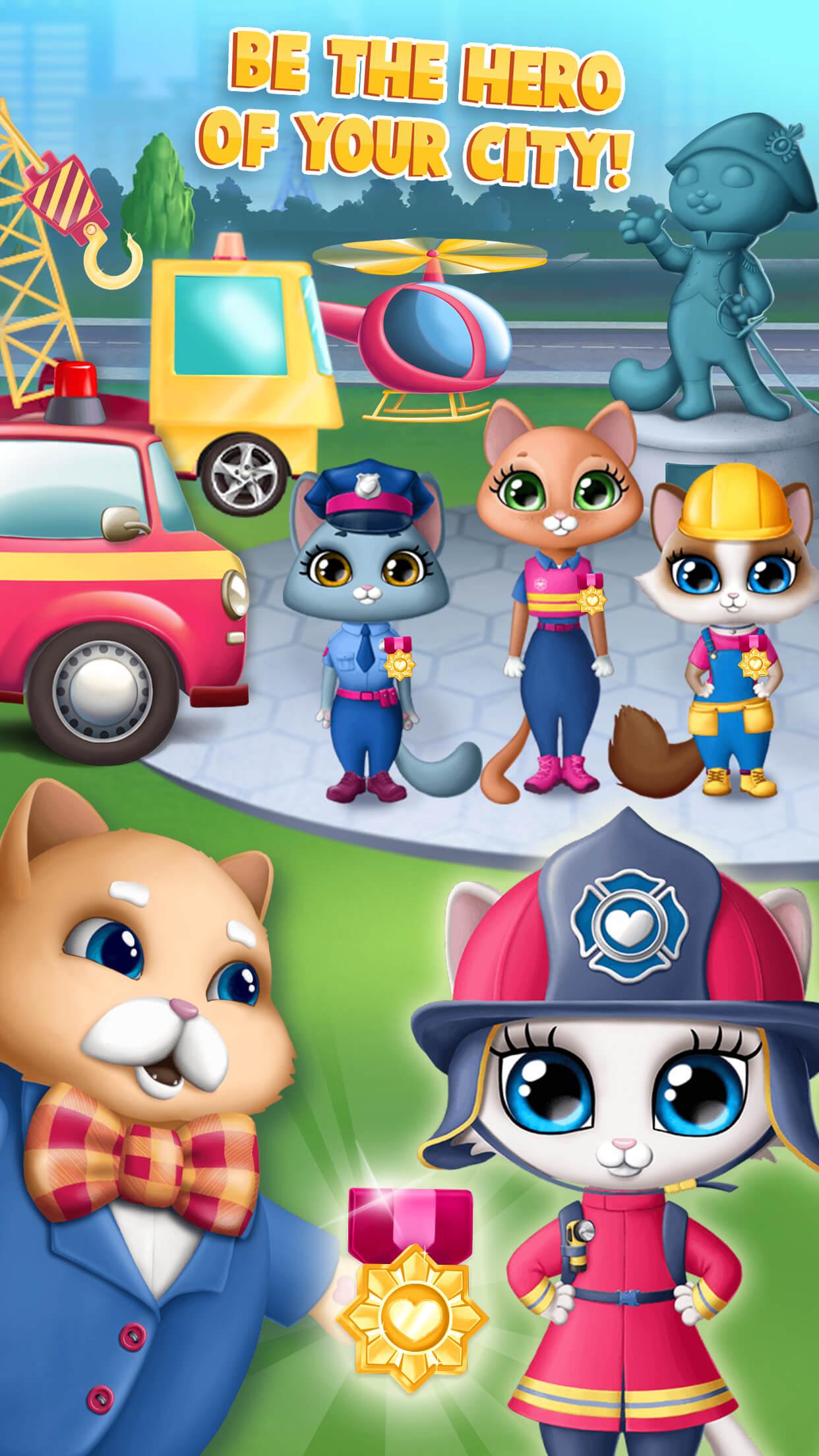 اسکرین شات 8 بازی Kitty Meow Meow City Heroes