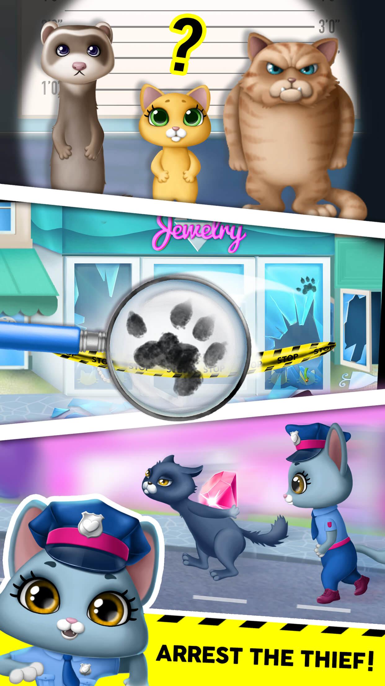 اسکرین شات 4 بازی Kitty Meow Meow City Heroes