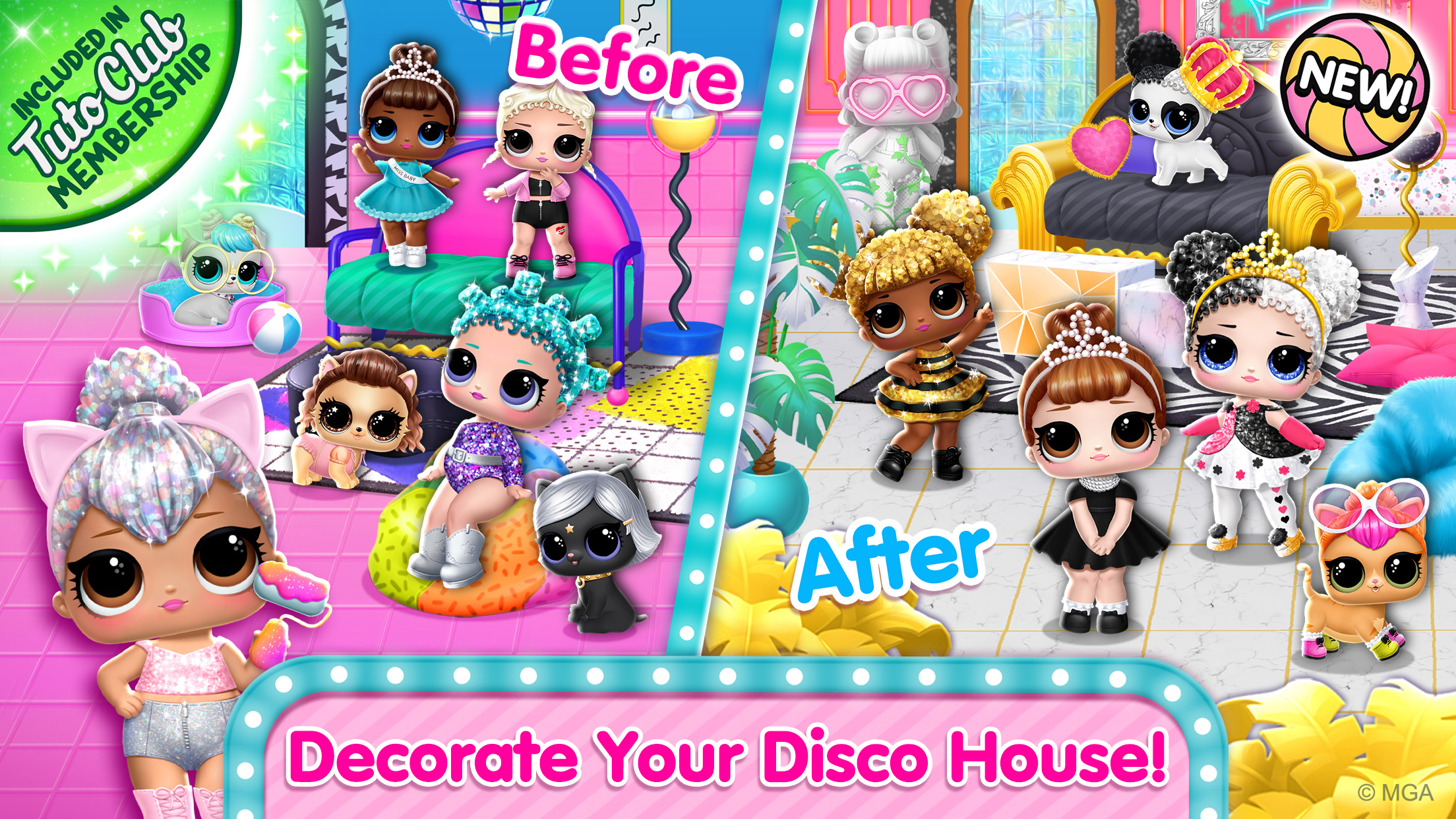 اسکرین شات 1 بازی L.O.L. Surprise! Disco House