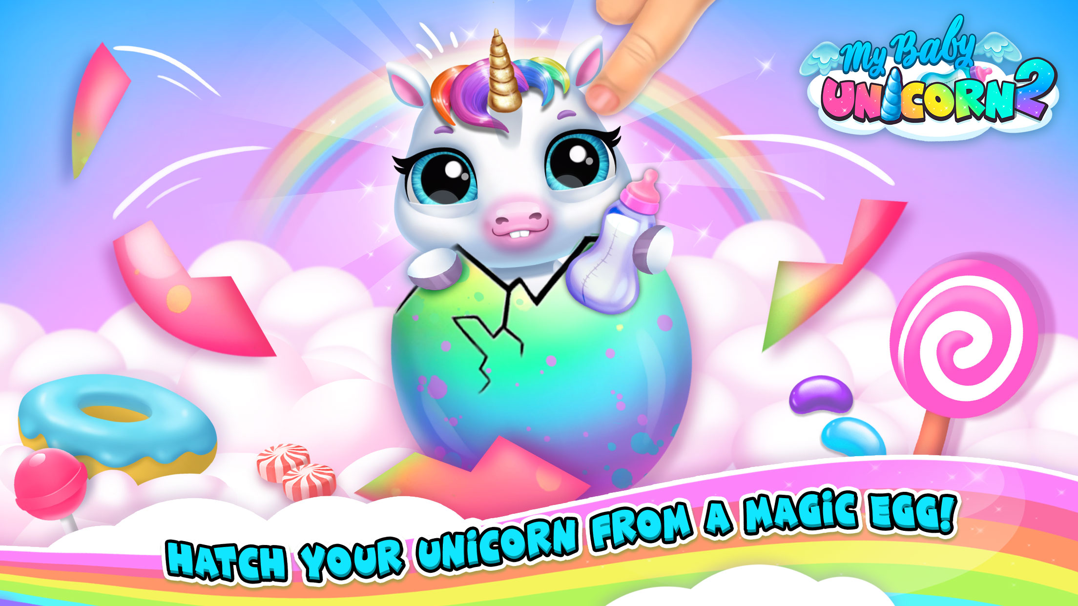 اسکرین شات 5 بازی My Baby Unicorn 2