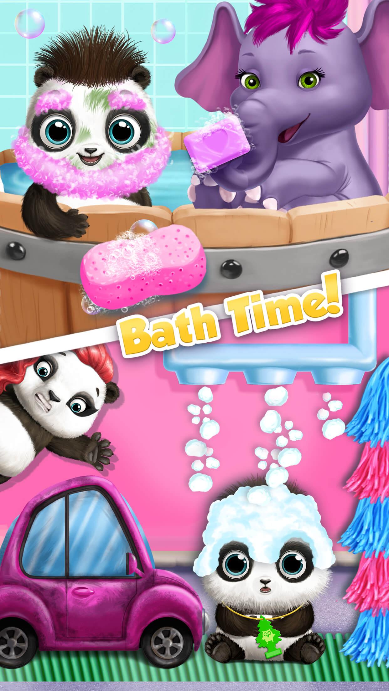 اسکرین شات 8 بازی Panda Lu Baby Bear Care 2