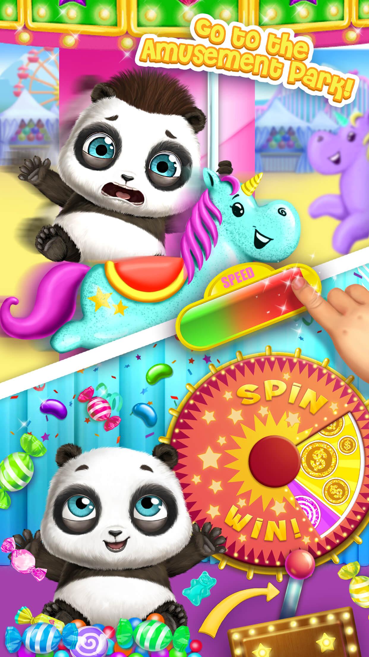 اسکرین شات 1 بازی Panda Lu Baby Bear City