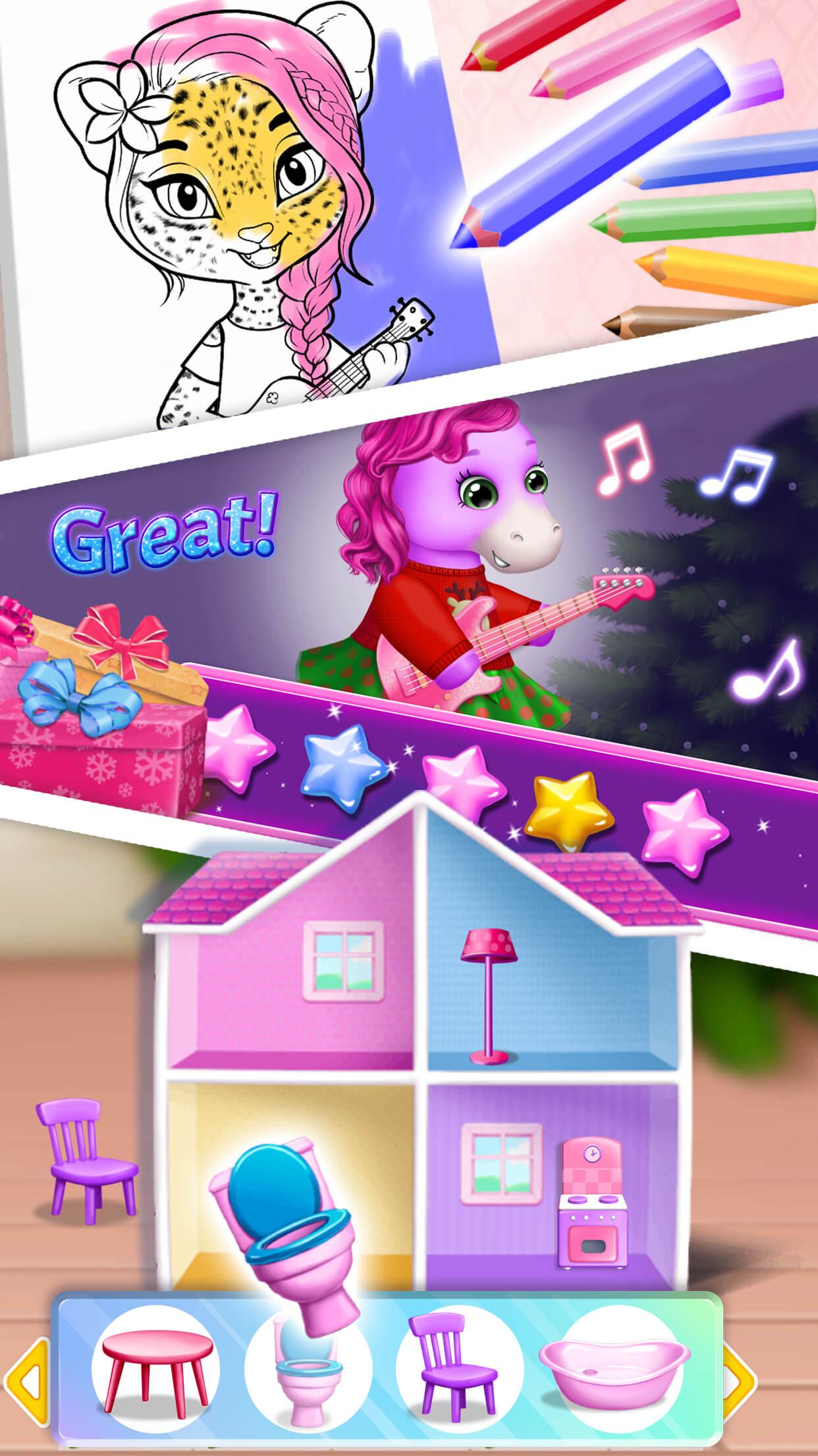 اسکرین شات 8 بازی Pony Sisters Christmas