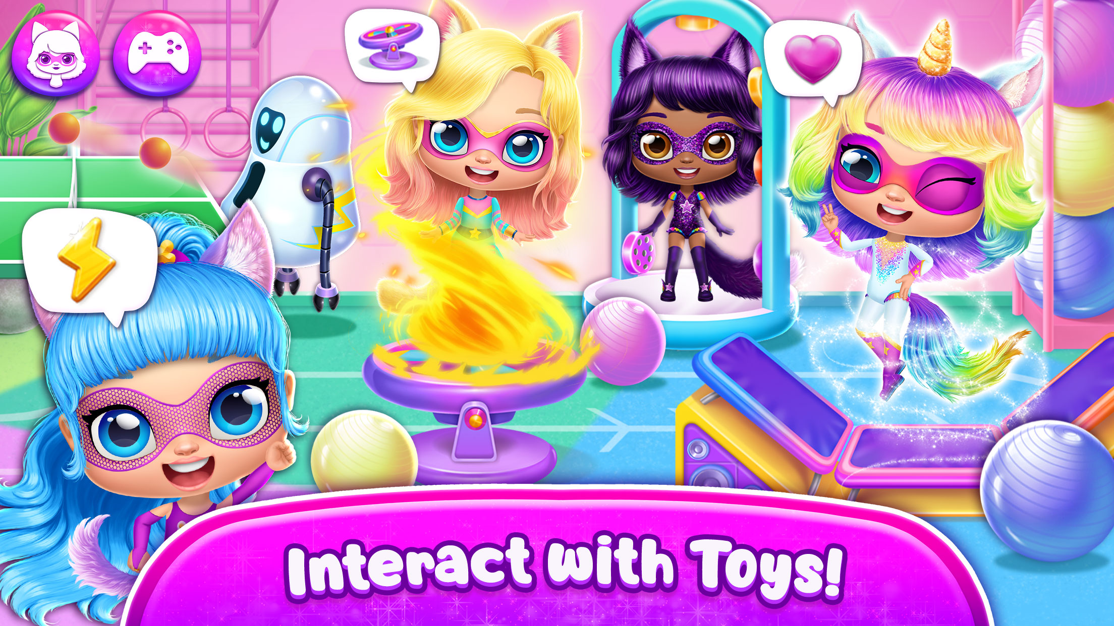 اسکرین شات 4 بازی Power Girls - Fantastic Heroes