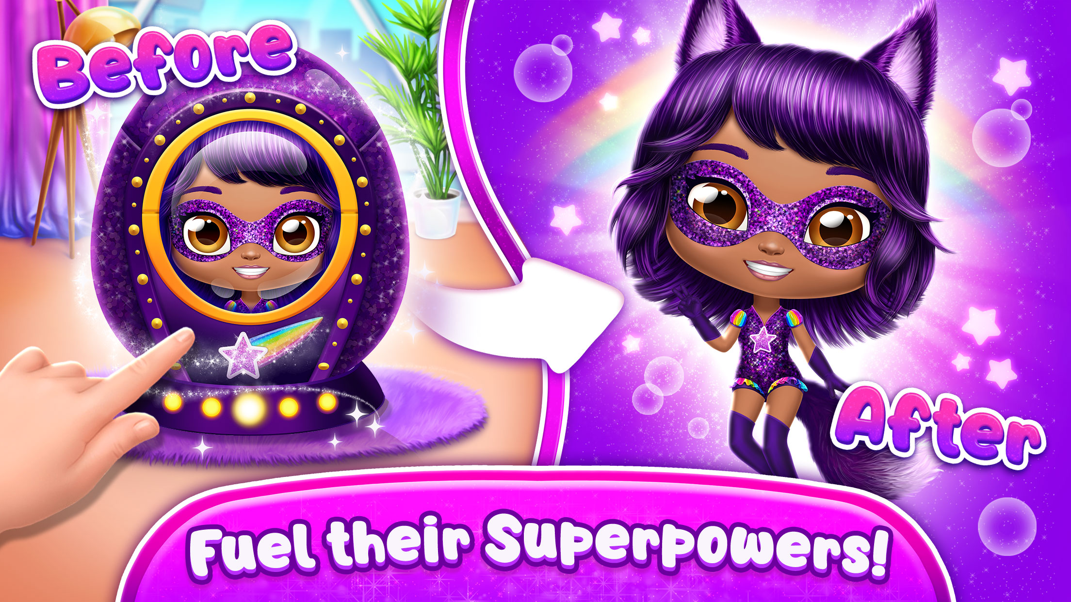 اسکرین شات 5 بازی Power Girls - Fantastic Heroes