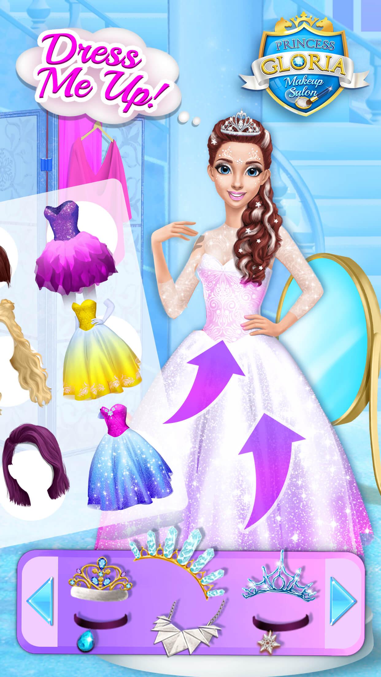 اسکرین شات 2 بازی Princess Gloria Makeup Salon