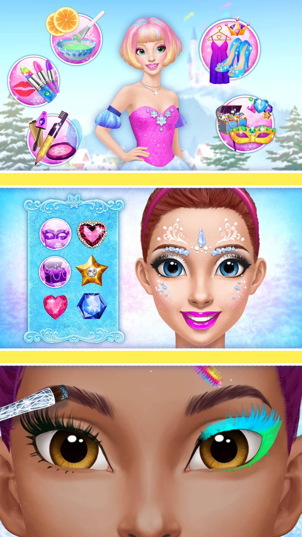 اسکرین شات 4 بازی Princess Gloria Makeup Salon