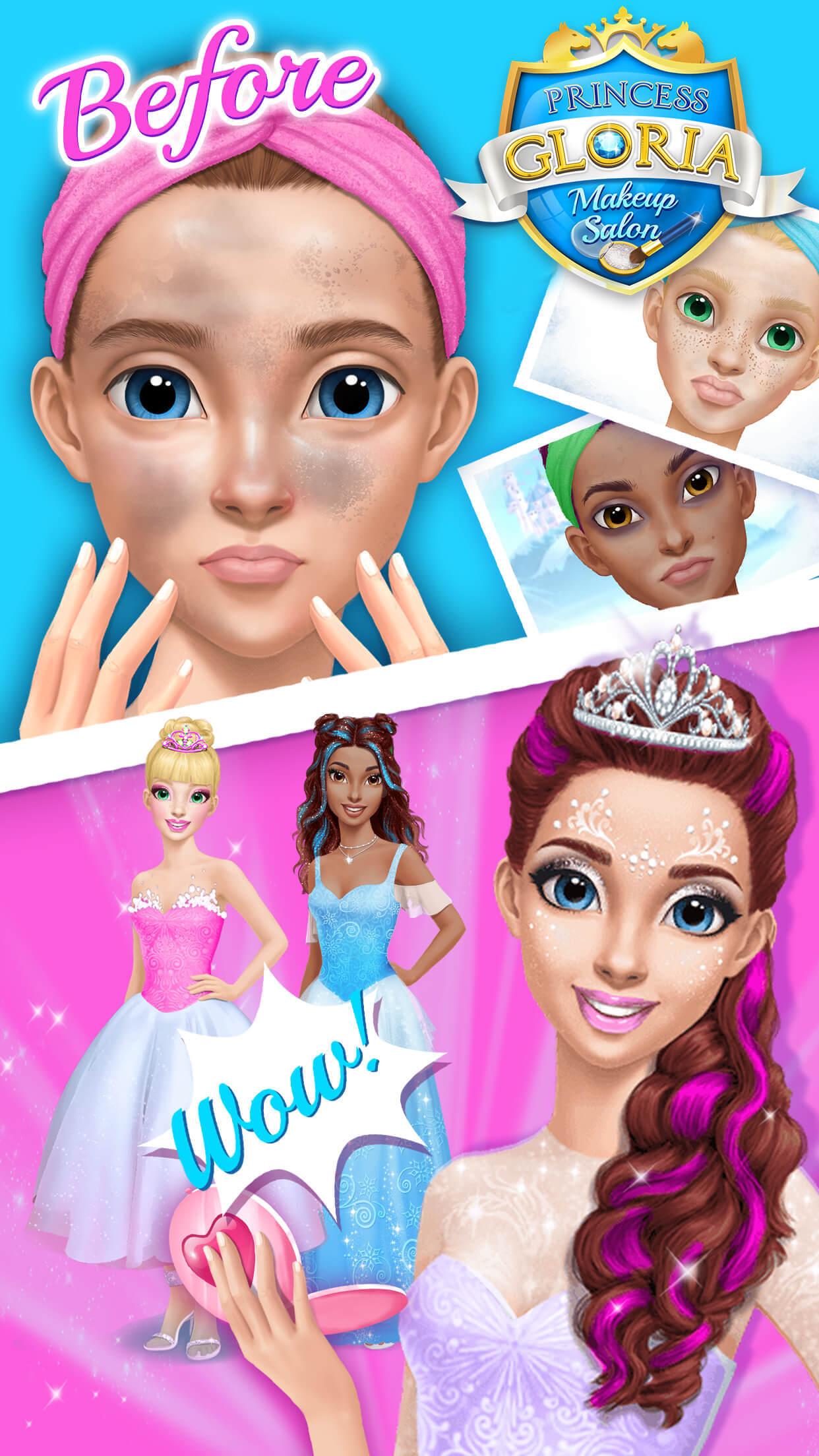 اسکرین شات 3 بازی Princess Gloria Makeup Salon