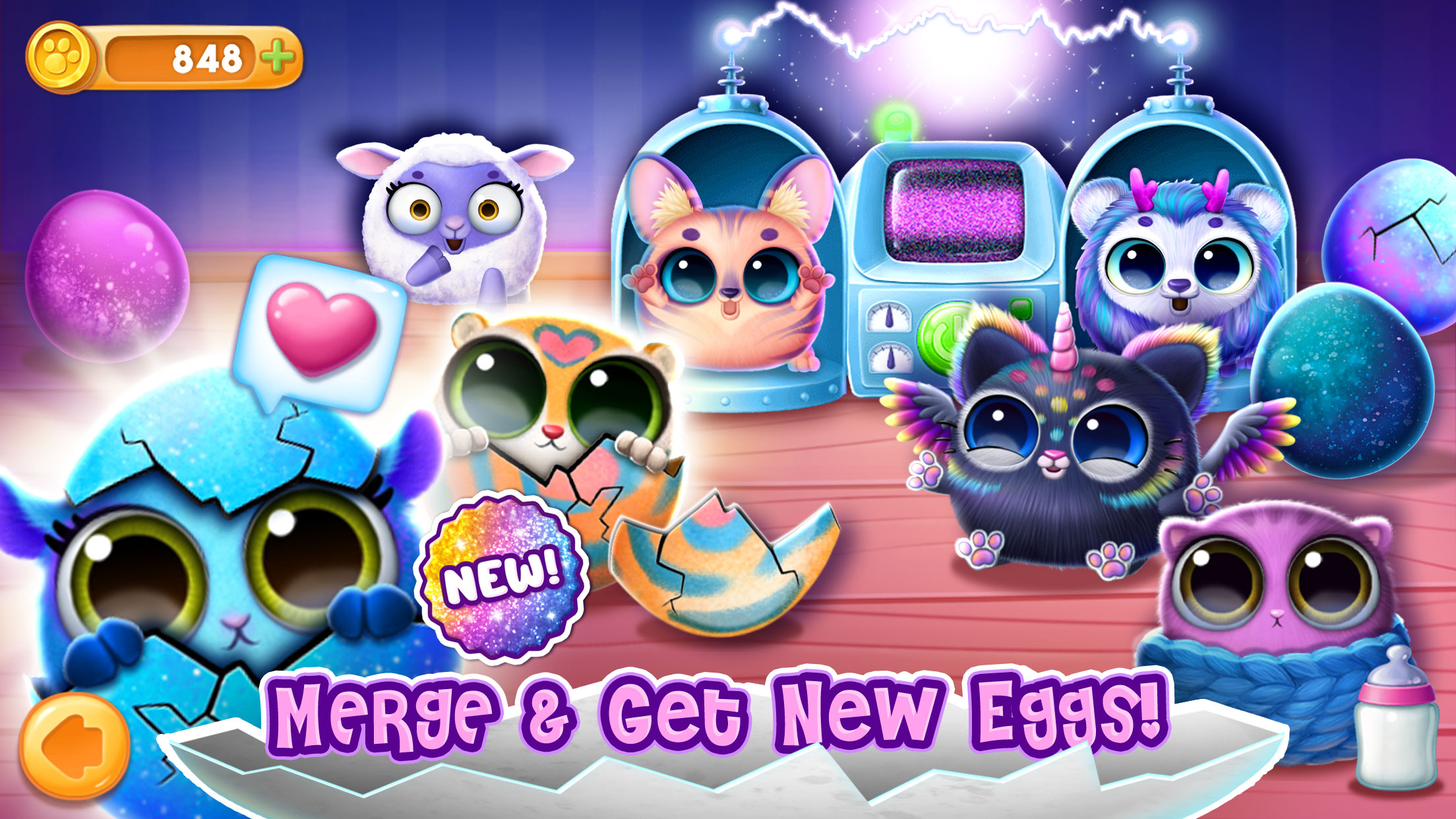 اسکرین شات 2 بازی Smolsies - My Cute Pet House