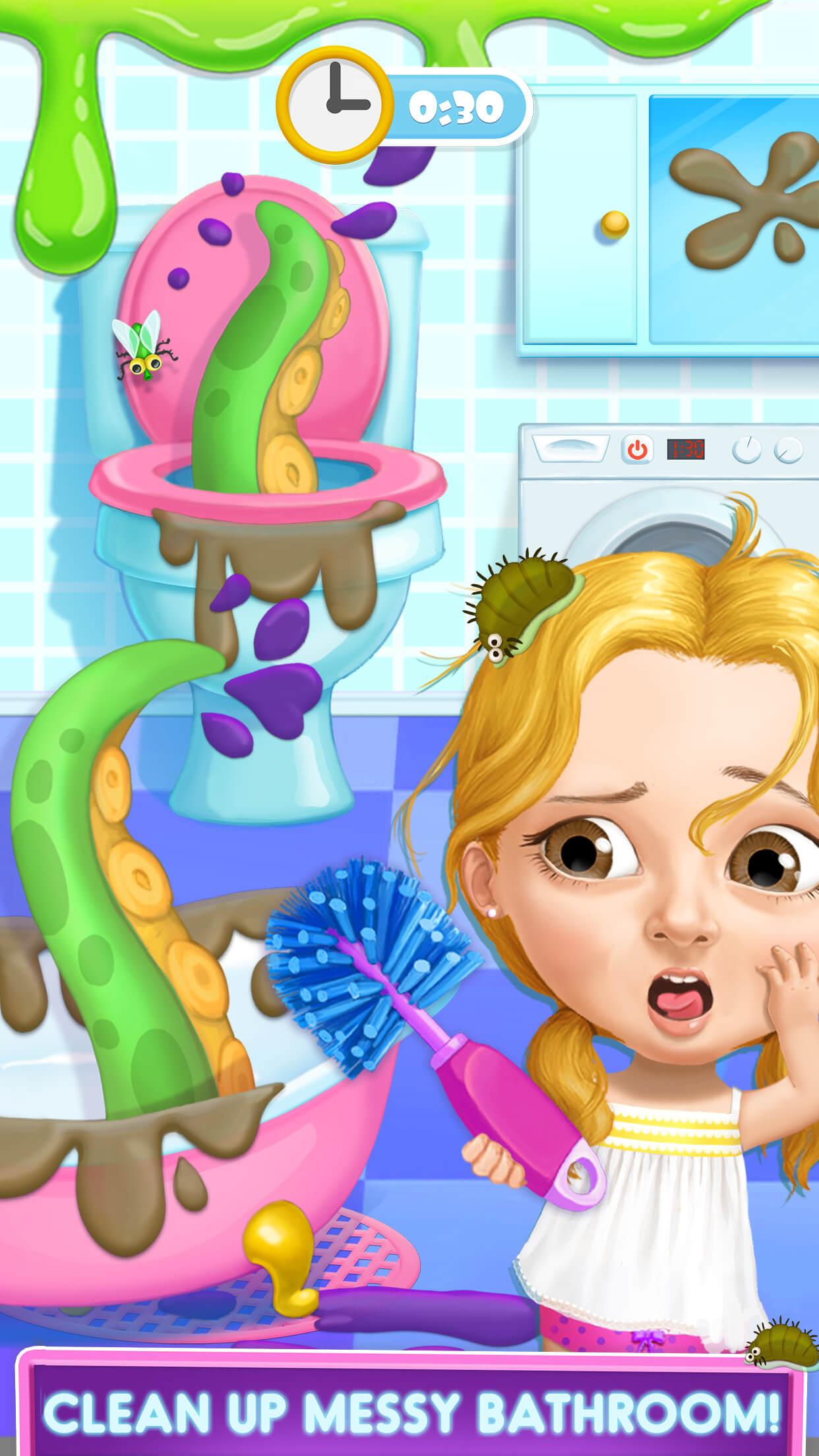 اسکرین شات 3 بازی Sweet Baby Girl Hotel Cleanup