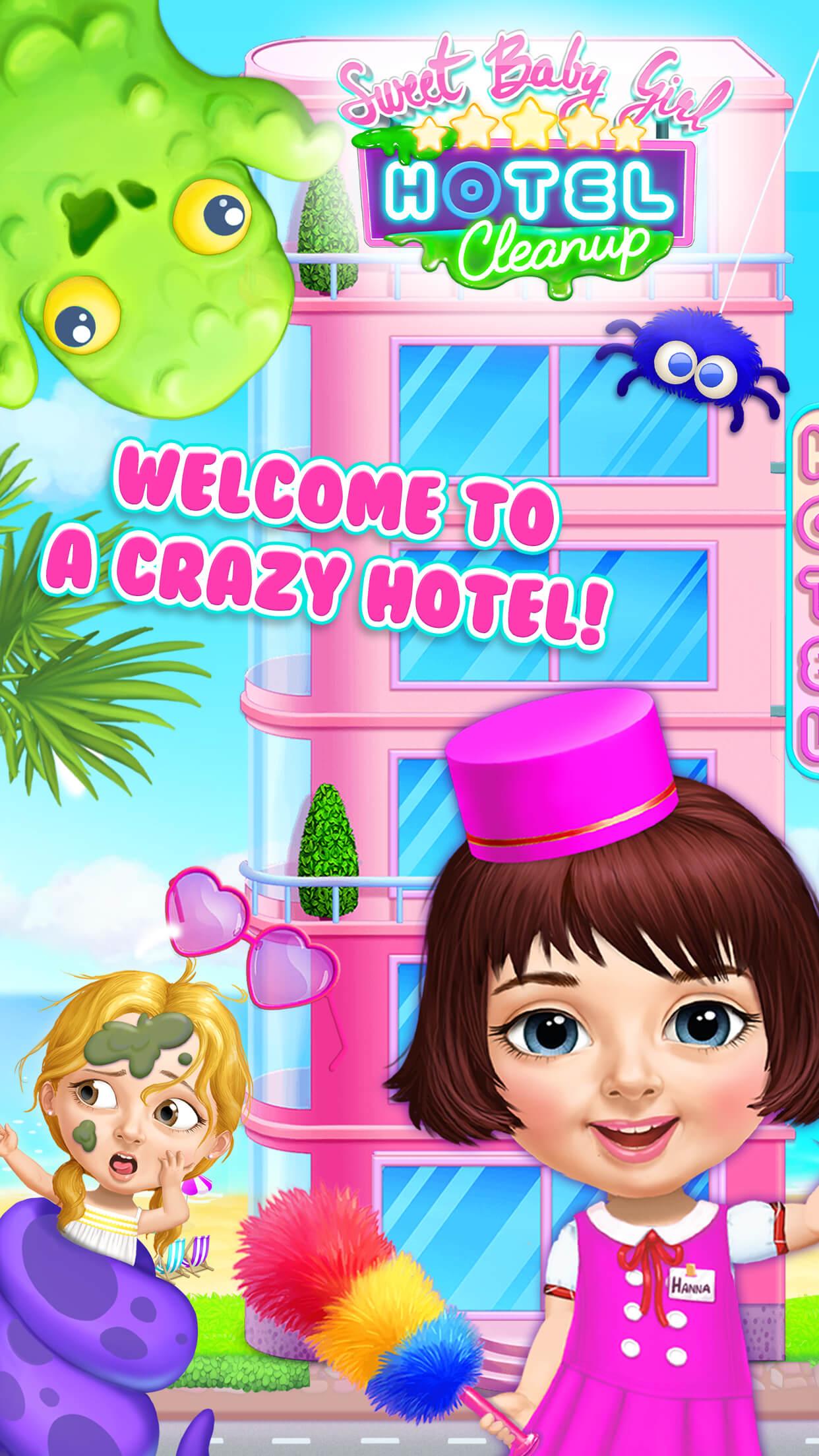 اسکرین شات 1 بازی Sweet Baby Girl Hotel Cleanup