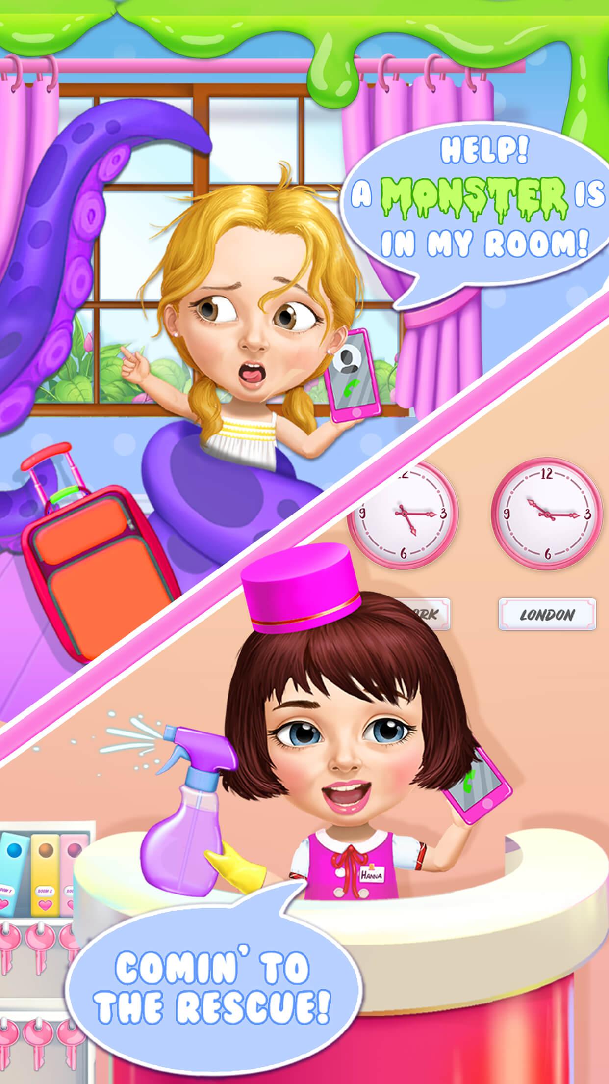 اسکرین شات 4 بازی Sweet Baby Girl Hotel Cleanup