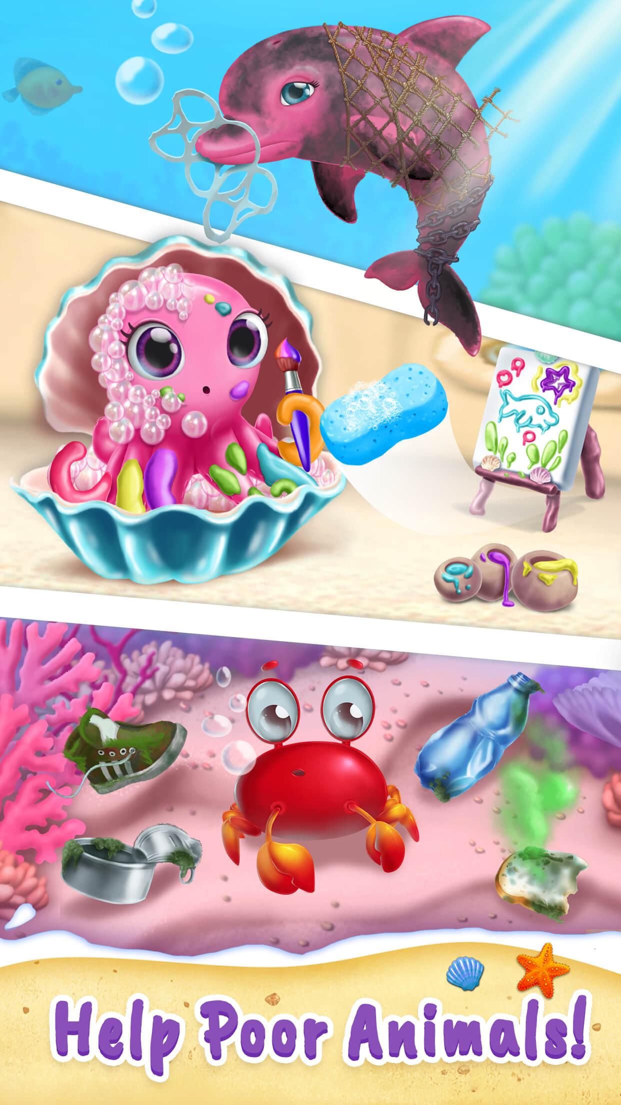 اسکرین شات 5 بازی Sweet Baby Girl Mermaid Life