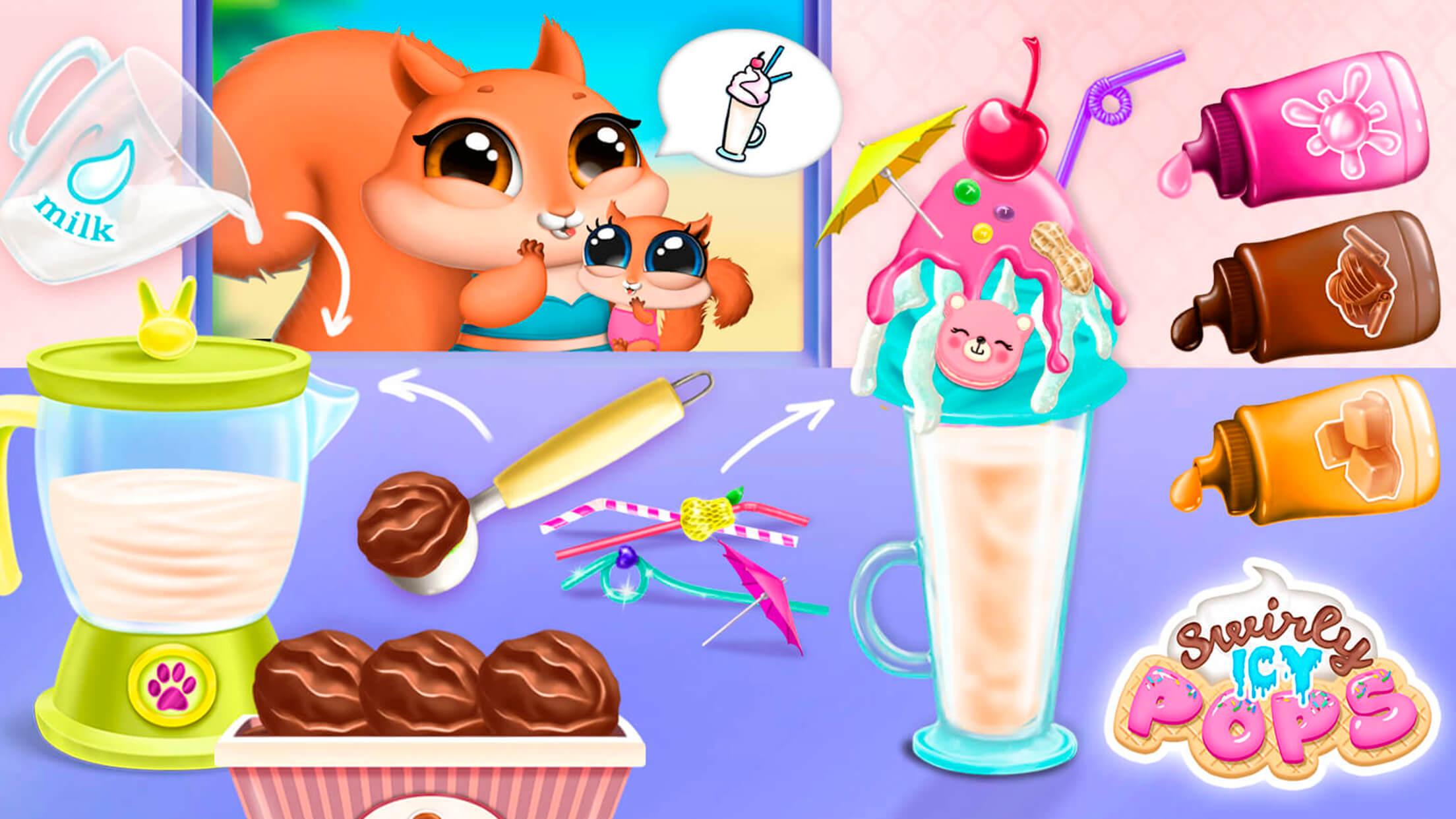 اسکرین شات 5 بازی Swirly Icy Pops