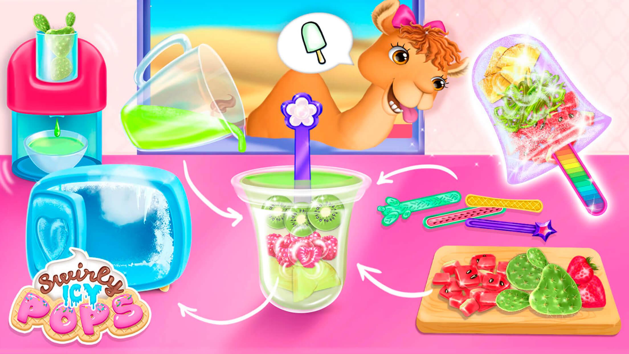 اسکرین شات 7 بازی Swirly Icy Pops