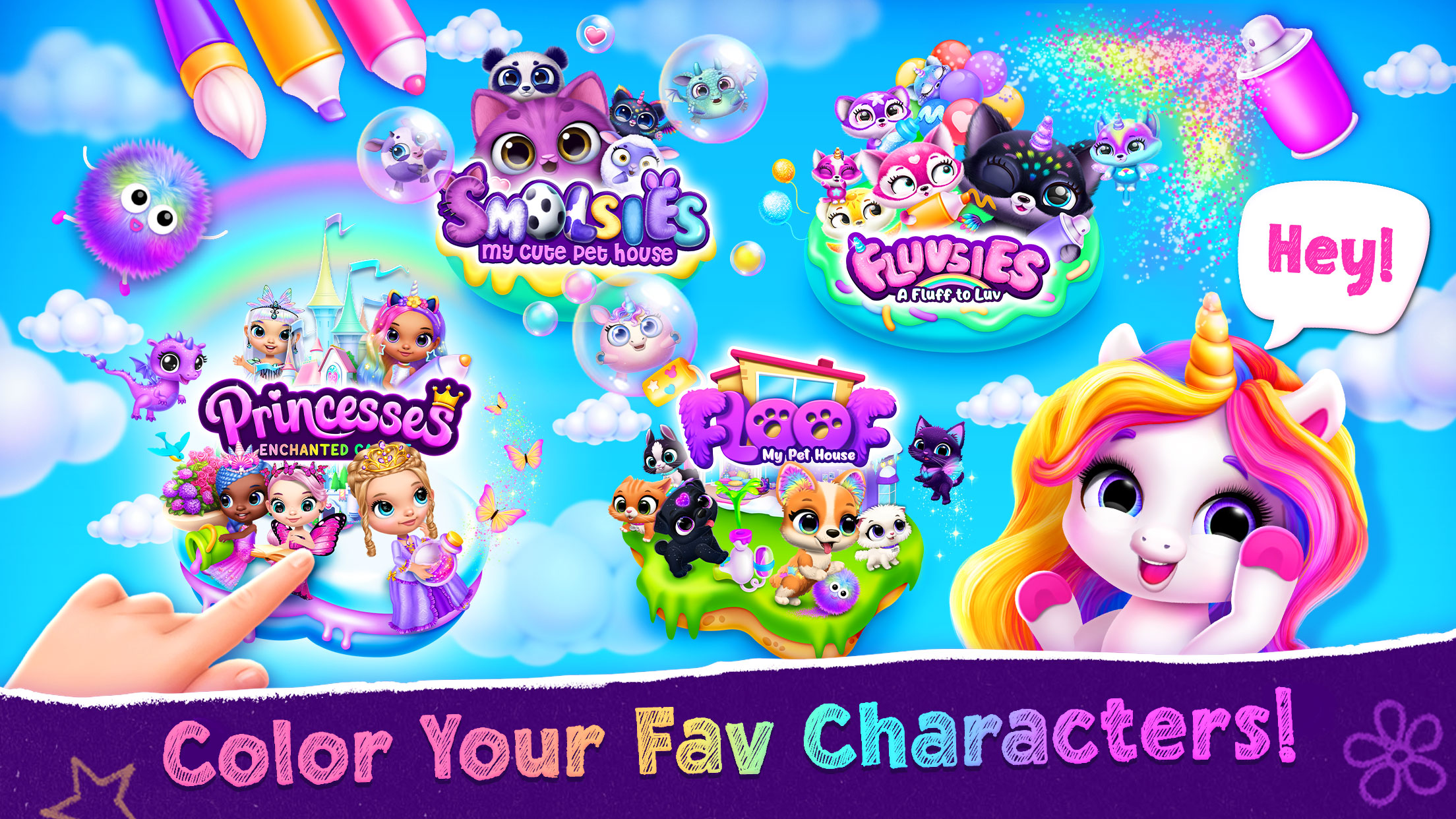 اسکرین شات 3 بازی Tuto Coloring Club