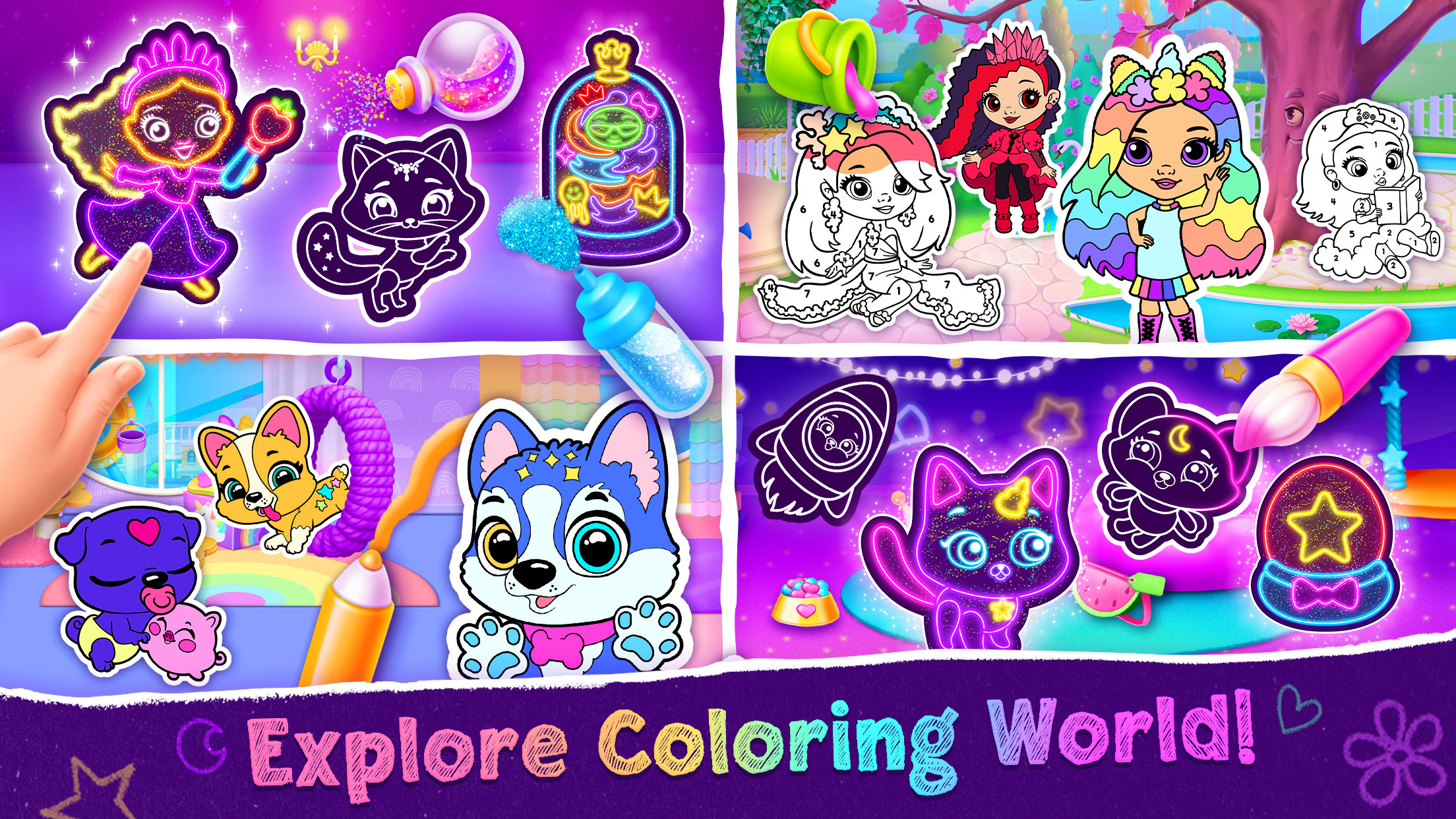 اسکرین شات 6 بازی Tuto Coloring Club