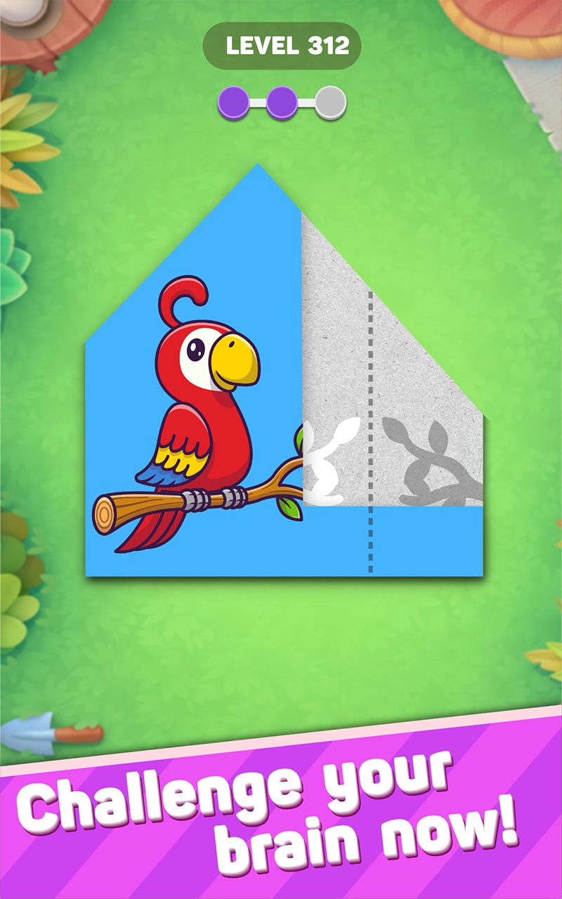 اسکرین شات 6 بازی Paper Fold Puzzle - Fold It
