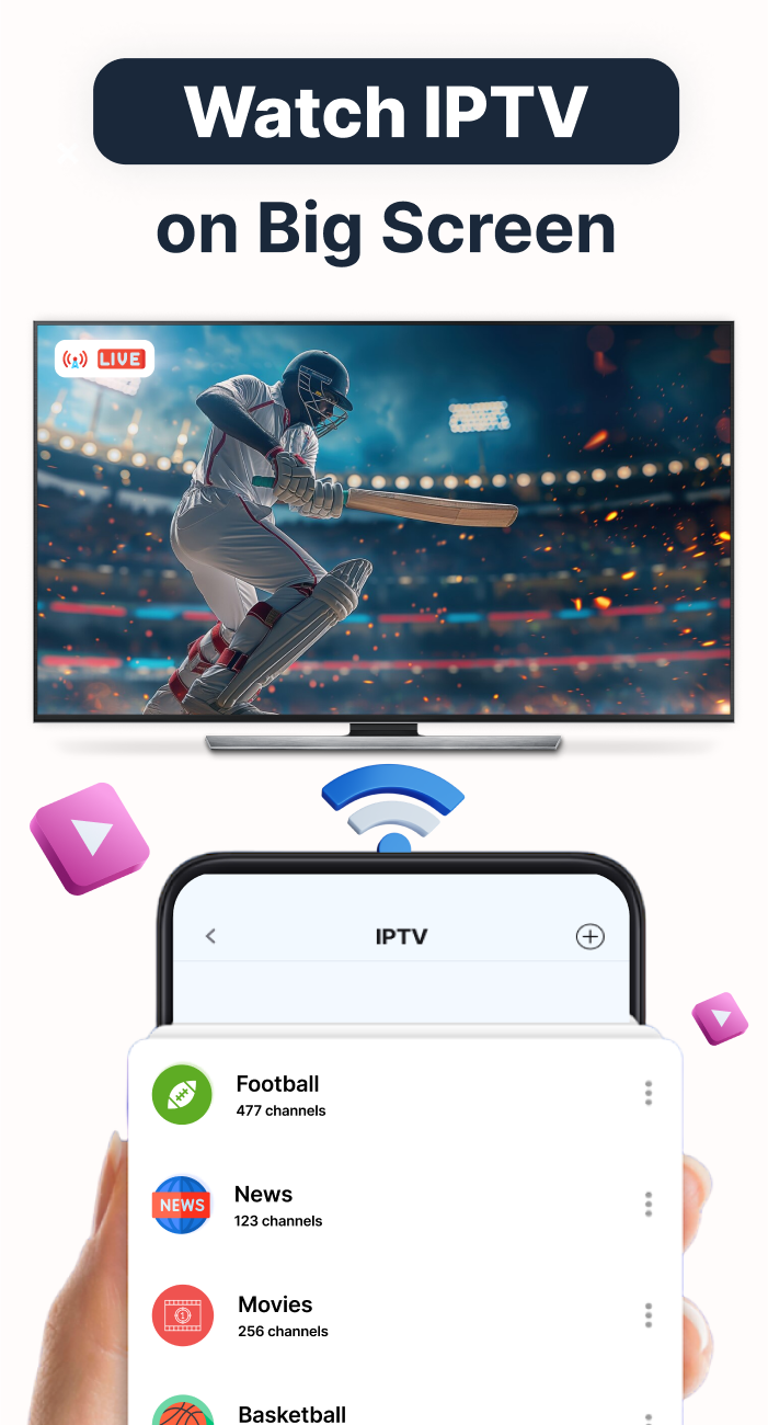 اسکرین شات 4 برنامه TV Cast for Chromecast