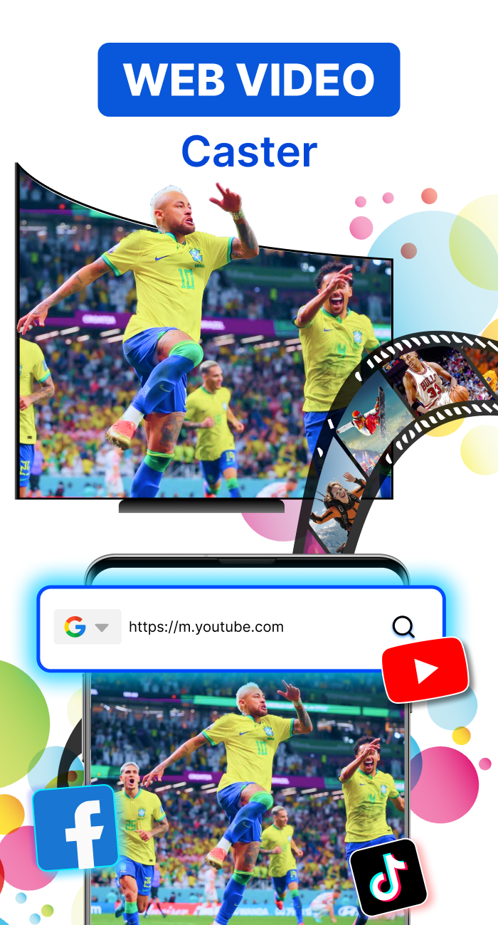 اسکرین شات 4 برنامه TV Cast for Chromecast