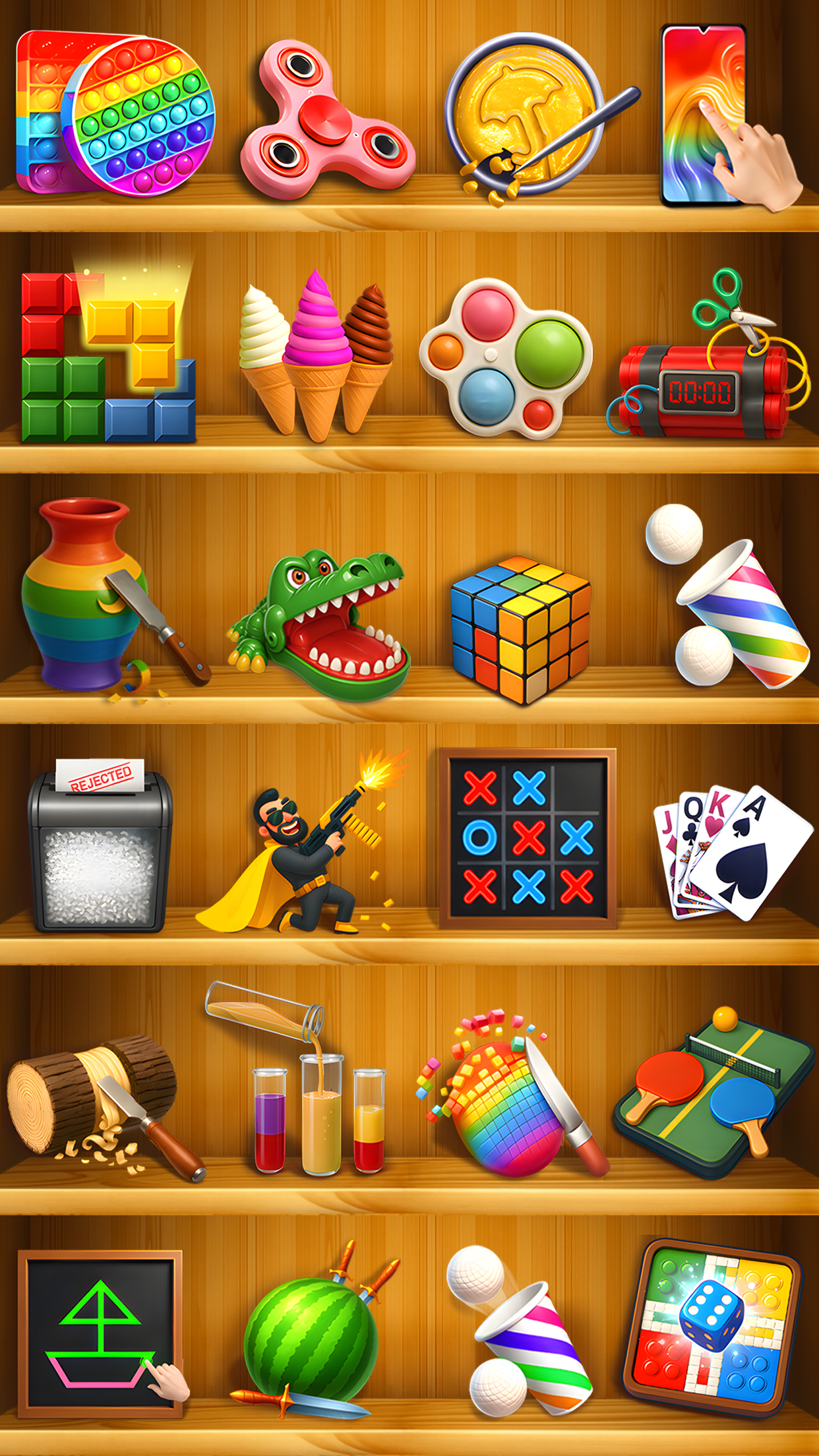 اسکرین شات 5 بازی Mini Games and Relaxing Toys