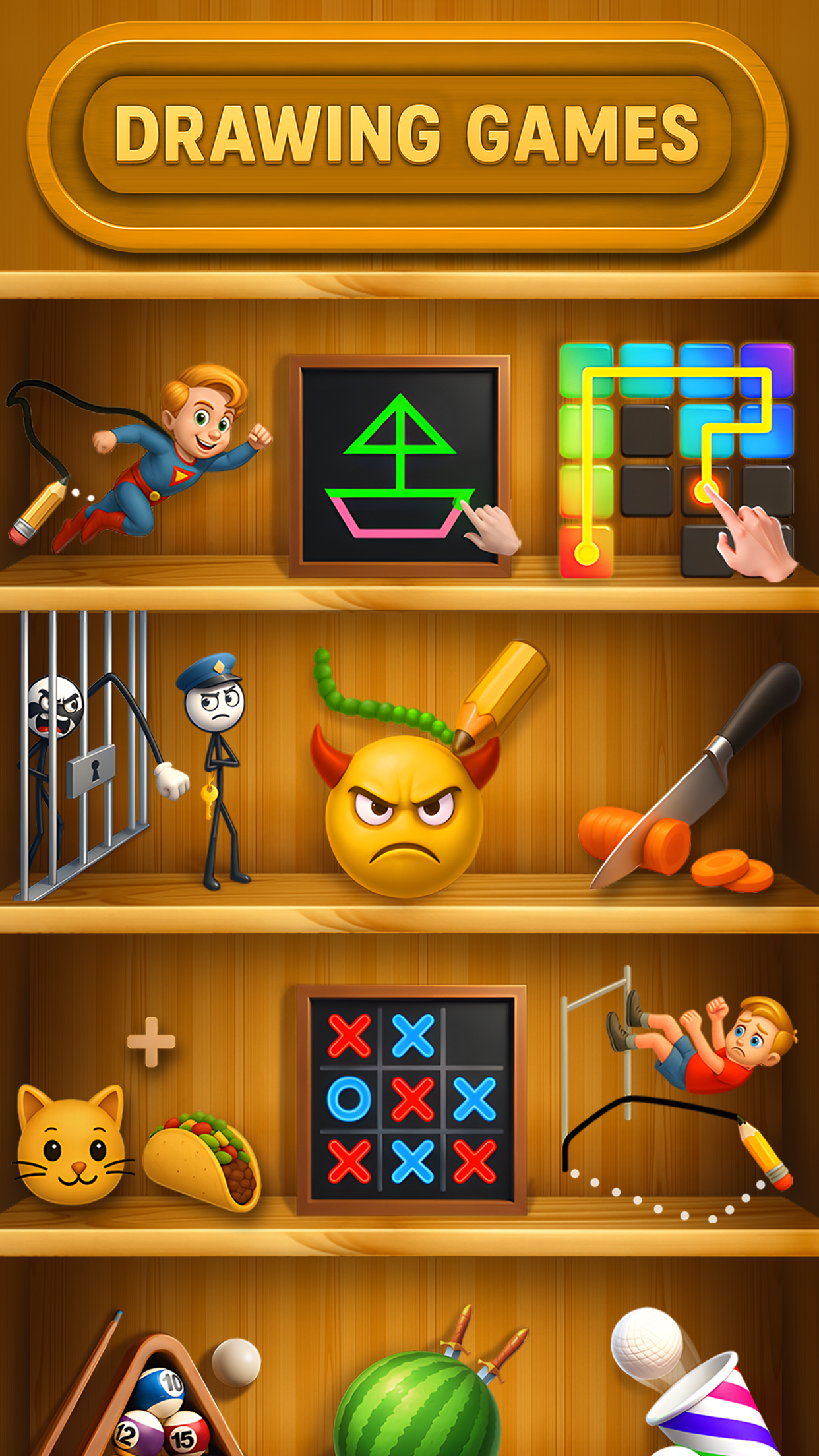 اسکرین شات 3 بازی Mini Games and Relaxing Toys