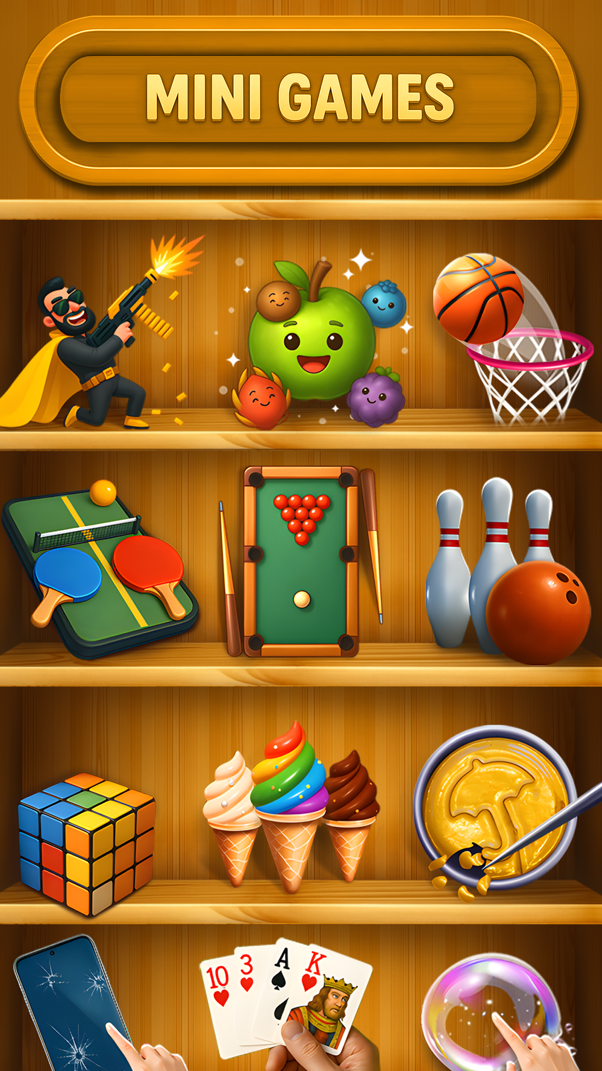 اسکرین شات 4 بازی Mini Games and Relaxing Toys