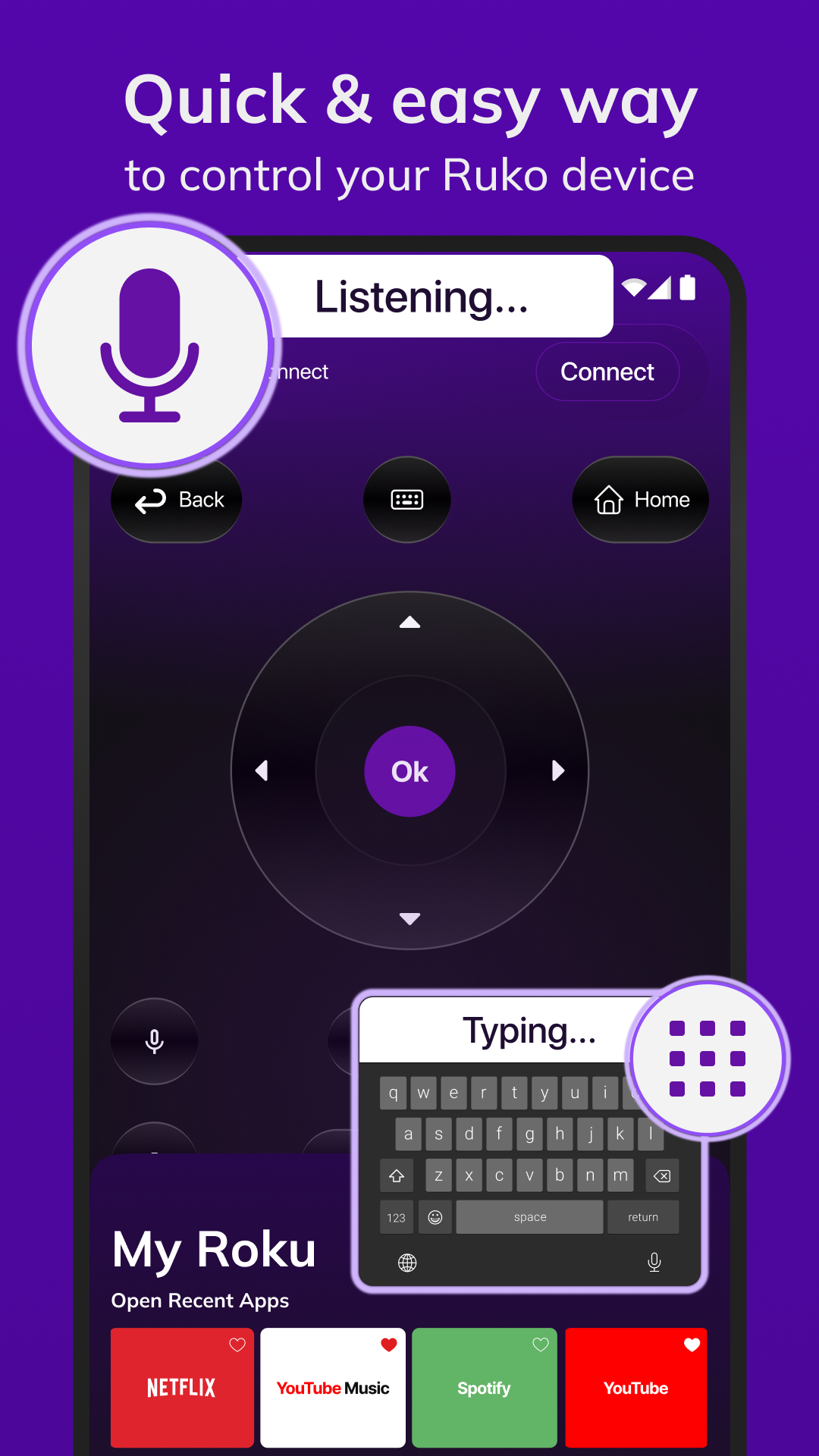 اسکرین شات 6 برنامه Roku Tv Remote Control