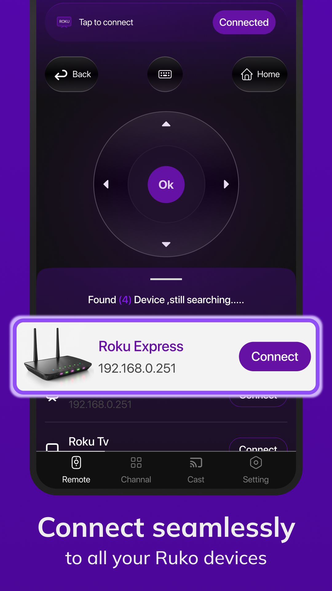 اسکرین شات 5 برنامه Roku Tv Remote Control