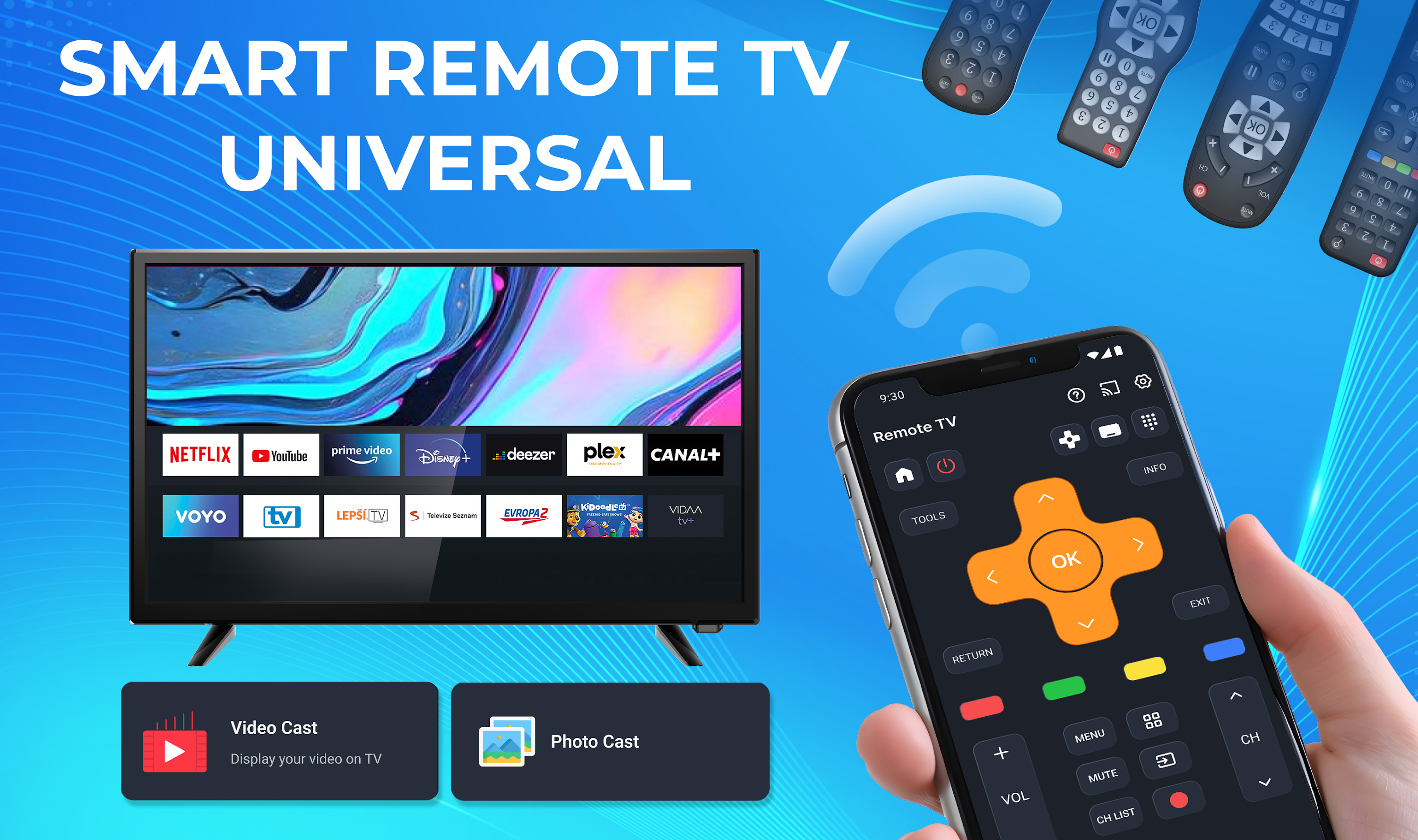 اسکرین شات 1 برنامه Smart TV Remote Control & Cast