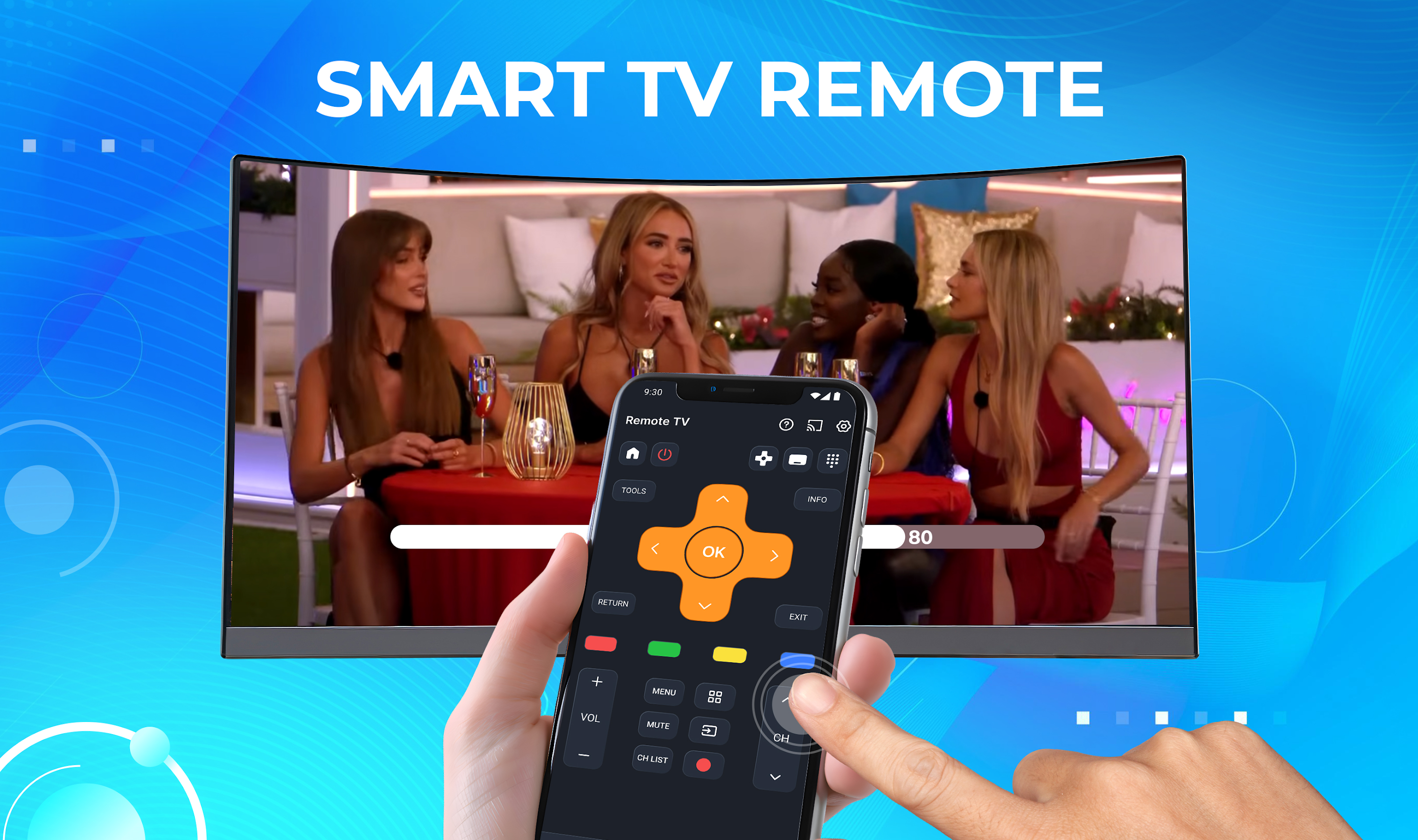 اسکرین شات 2 برنامه Smart TV Remote Control & Cast