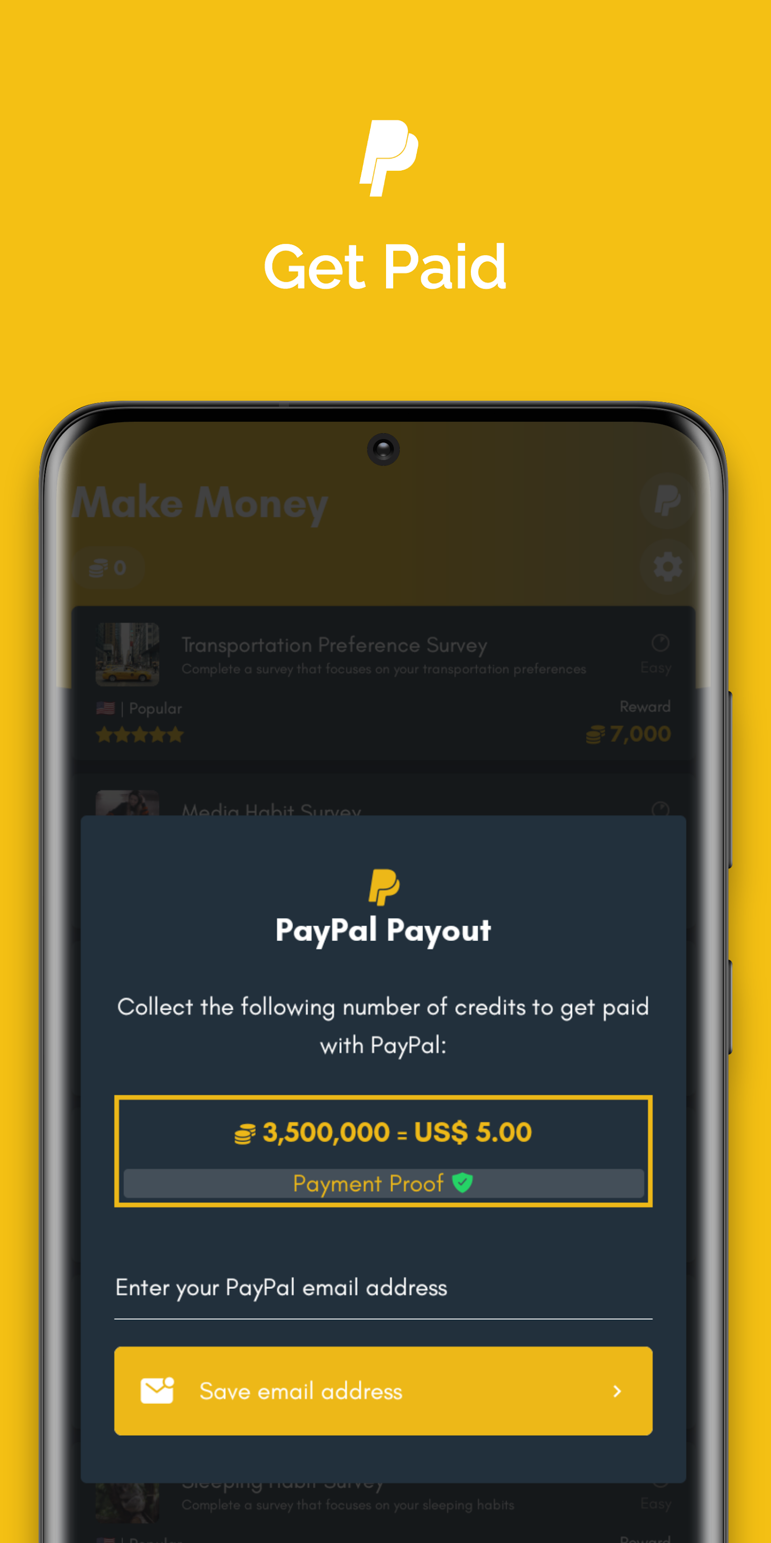 اسکرین شات 4 برنامه Make Money - Cash Earning App