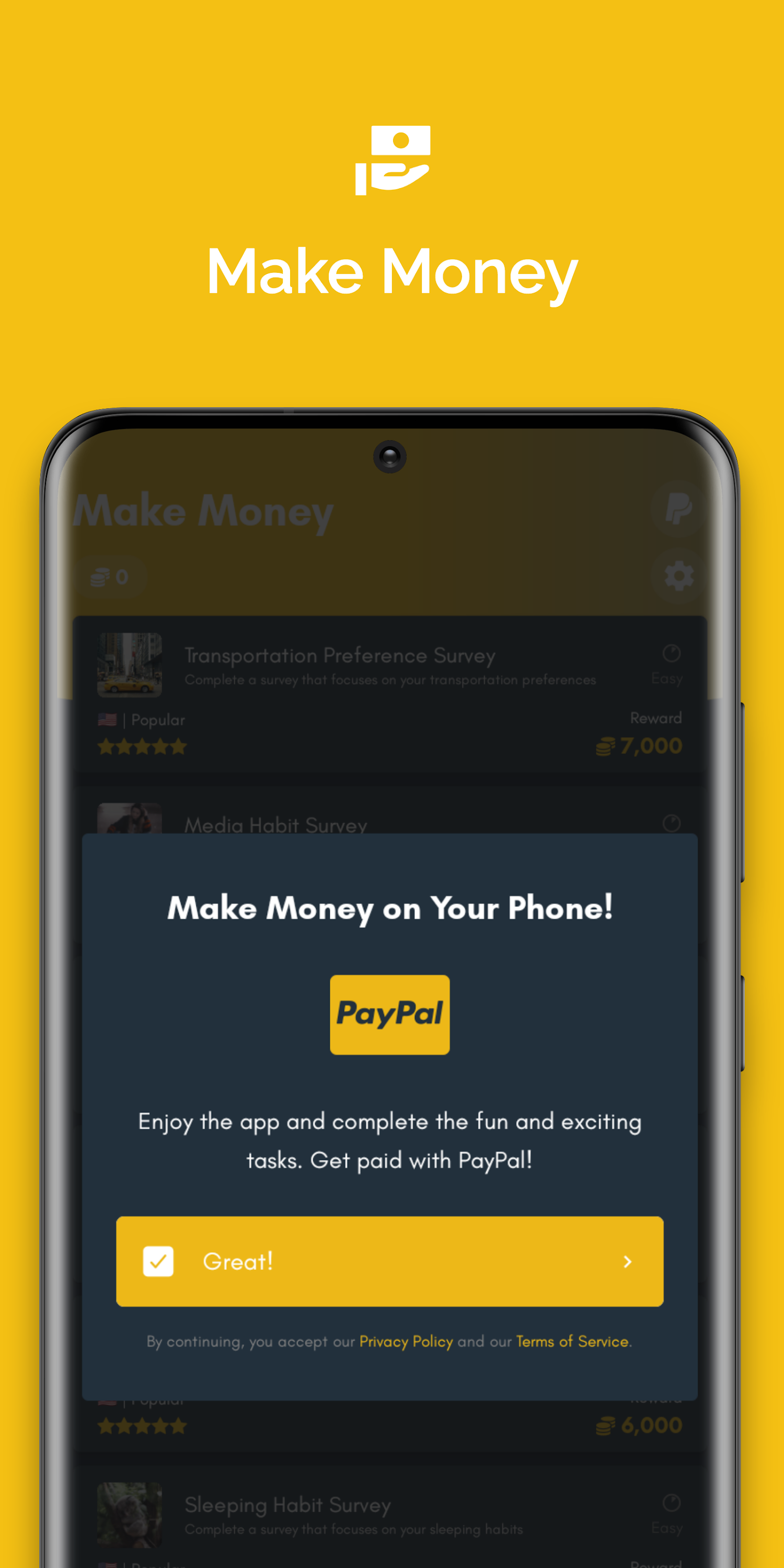 اسکرین شات 2 برنامه Make Money - Cash Earning App