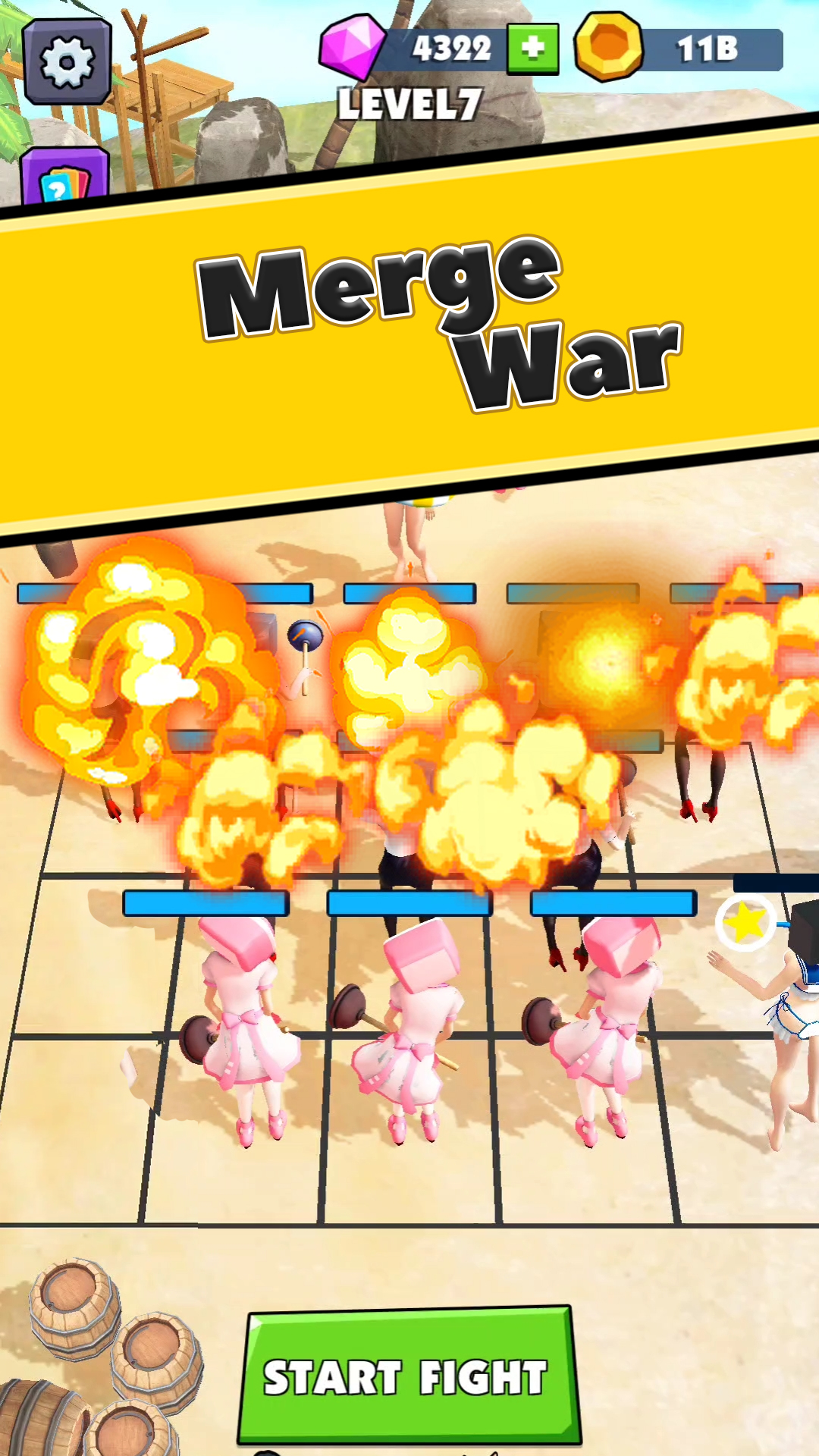 اسکرین شات 1 بازی Woman Warrior - Monster Battle